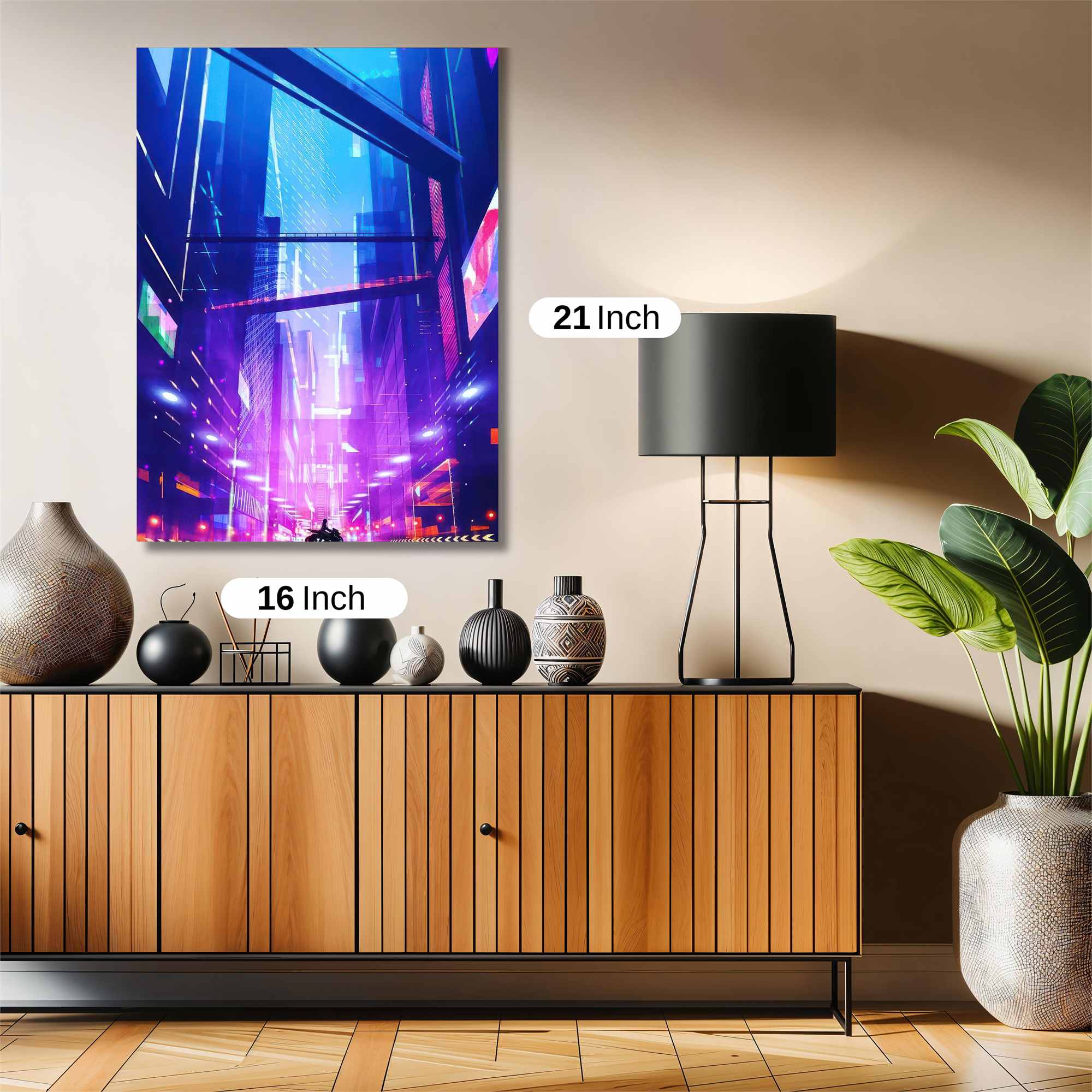 Neon Serenity Safe Wall Magnetic / M