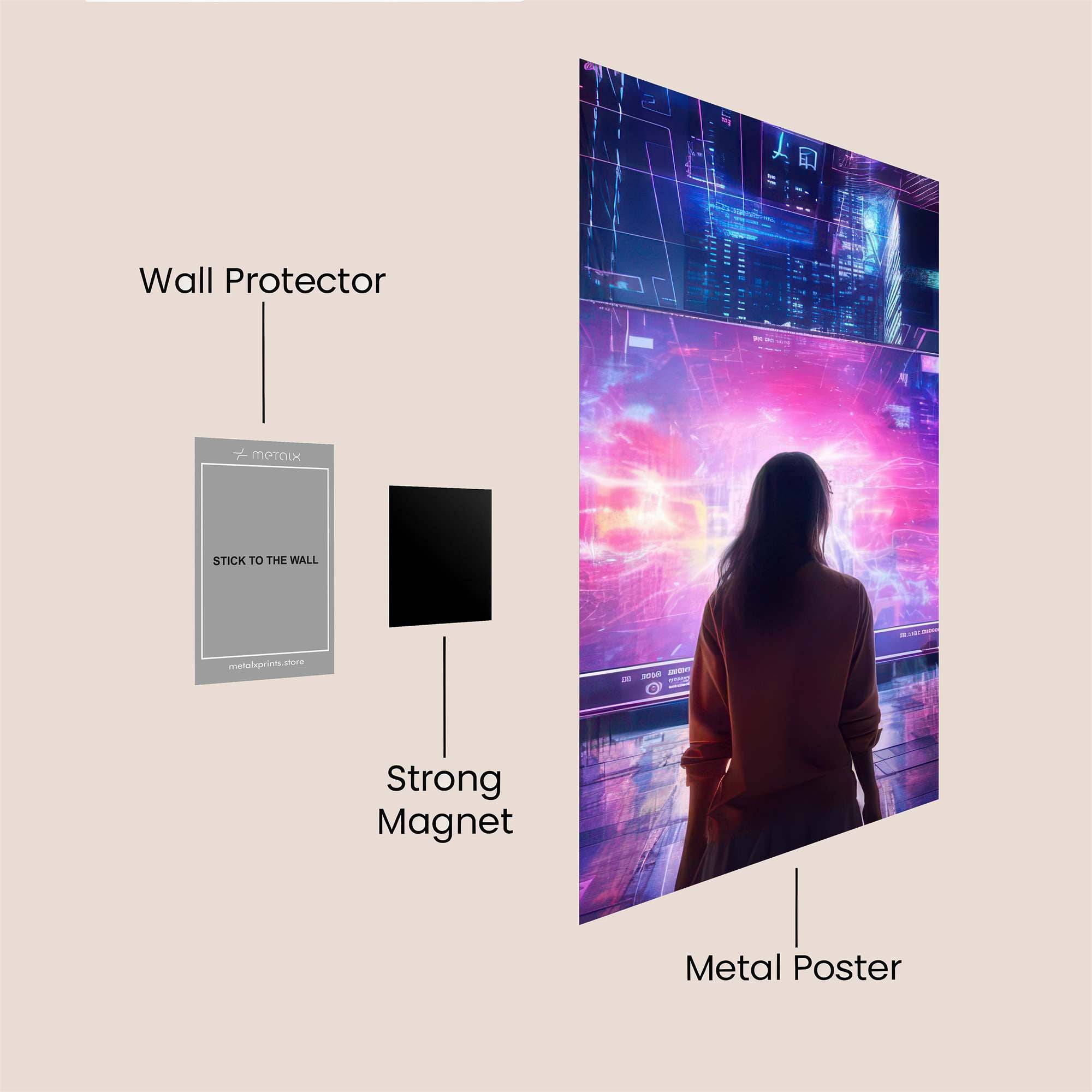 Cyber Rapture Safe Wall Magnetic / M