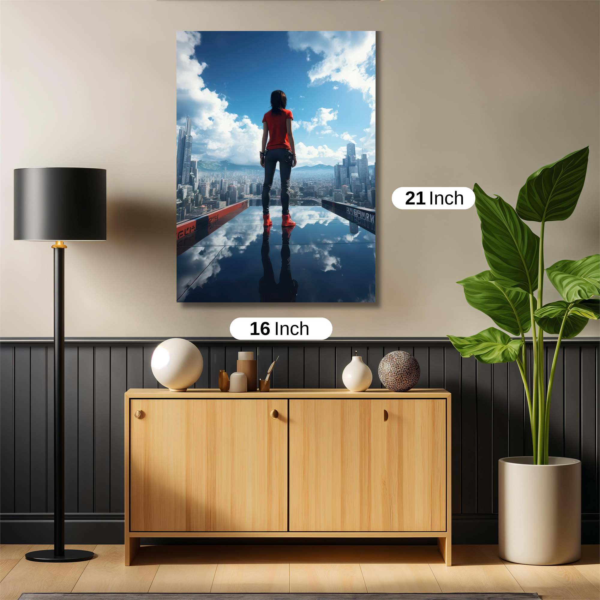 Faith Hopeful Safe Wall Magnetic / M