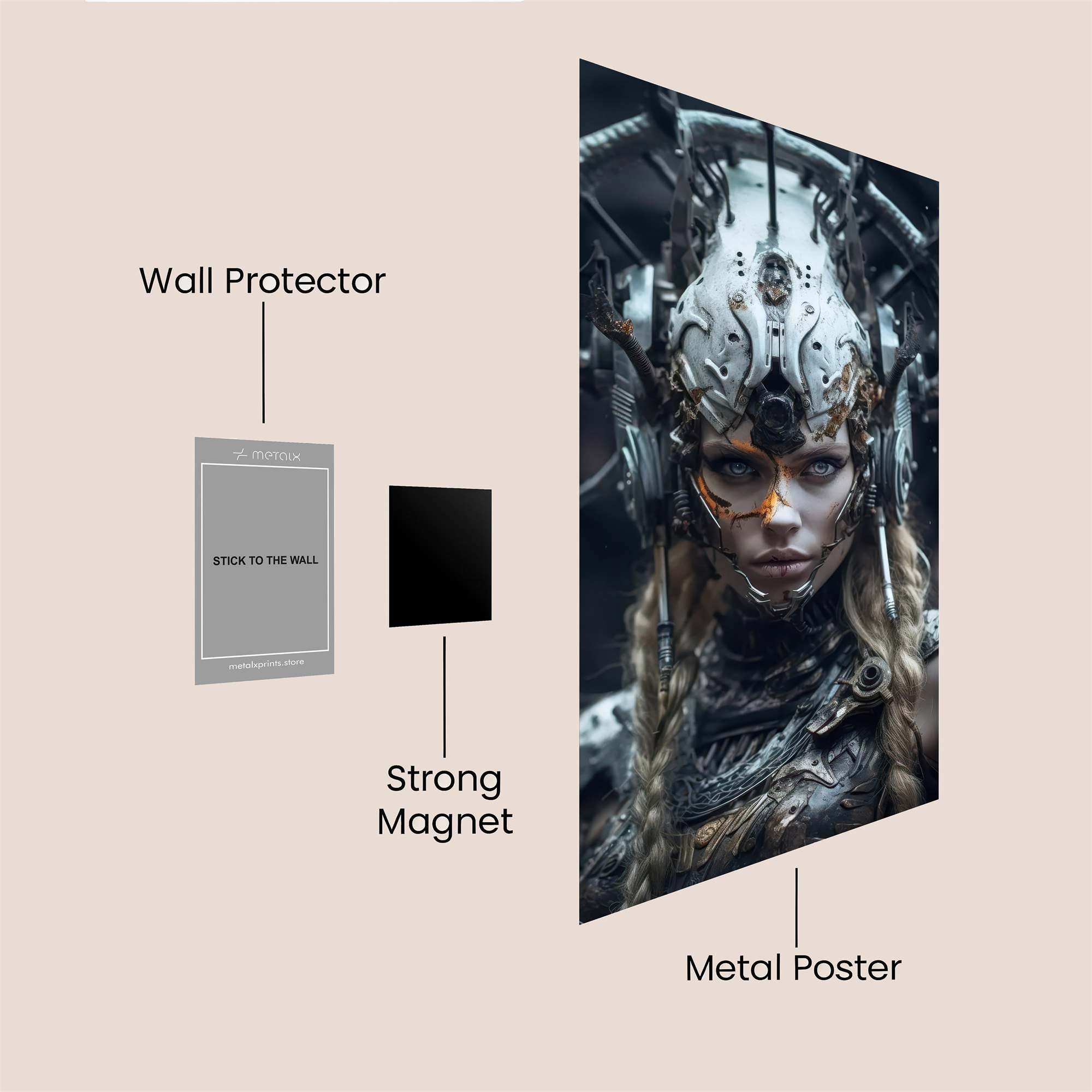 Warrior Enigma Safe Wall Magnetic / M