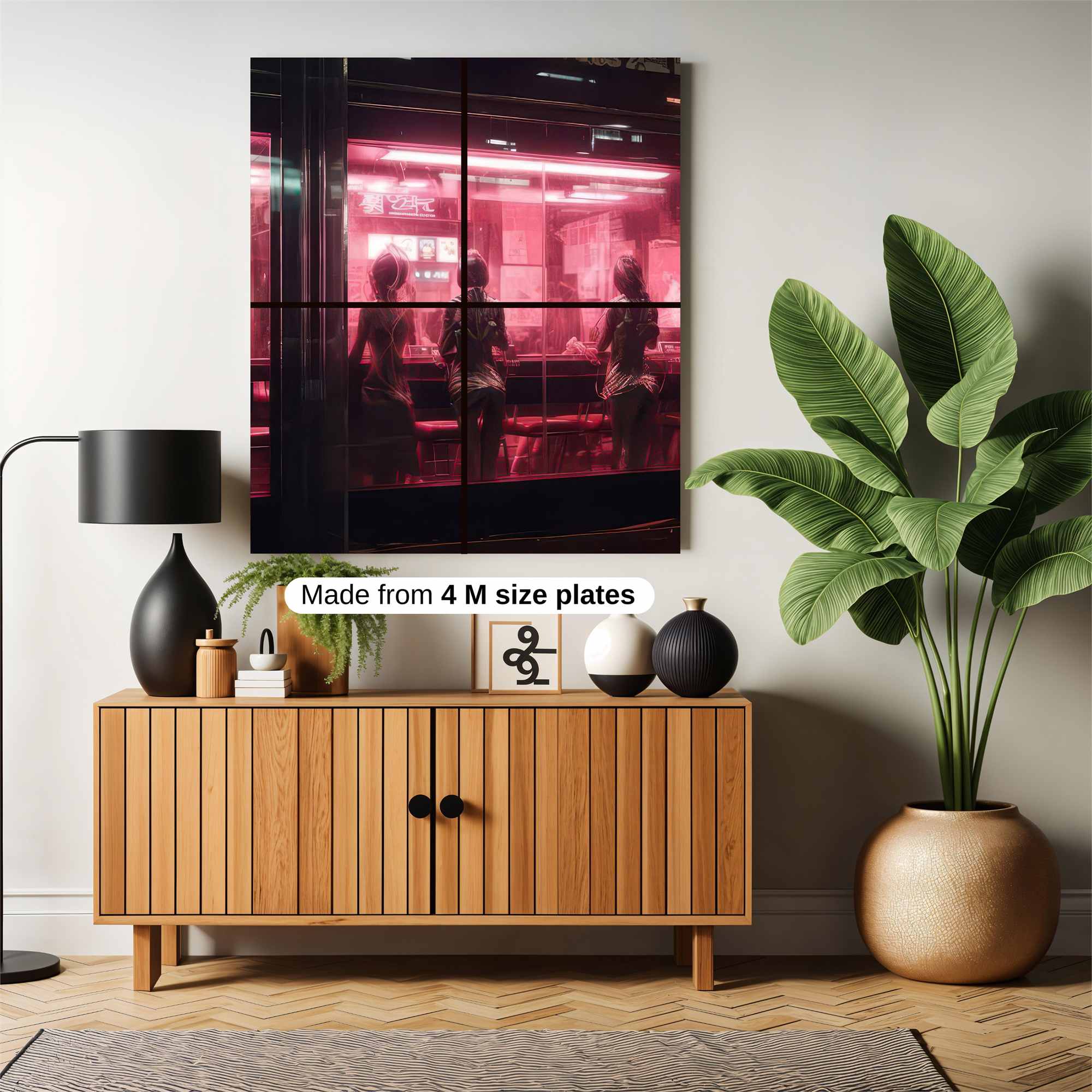 Neon Solitude Safe Wall Magnetic / M