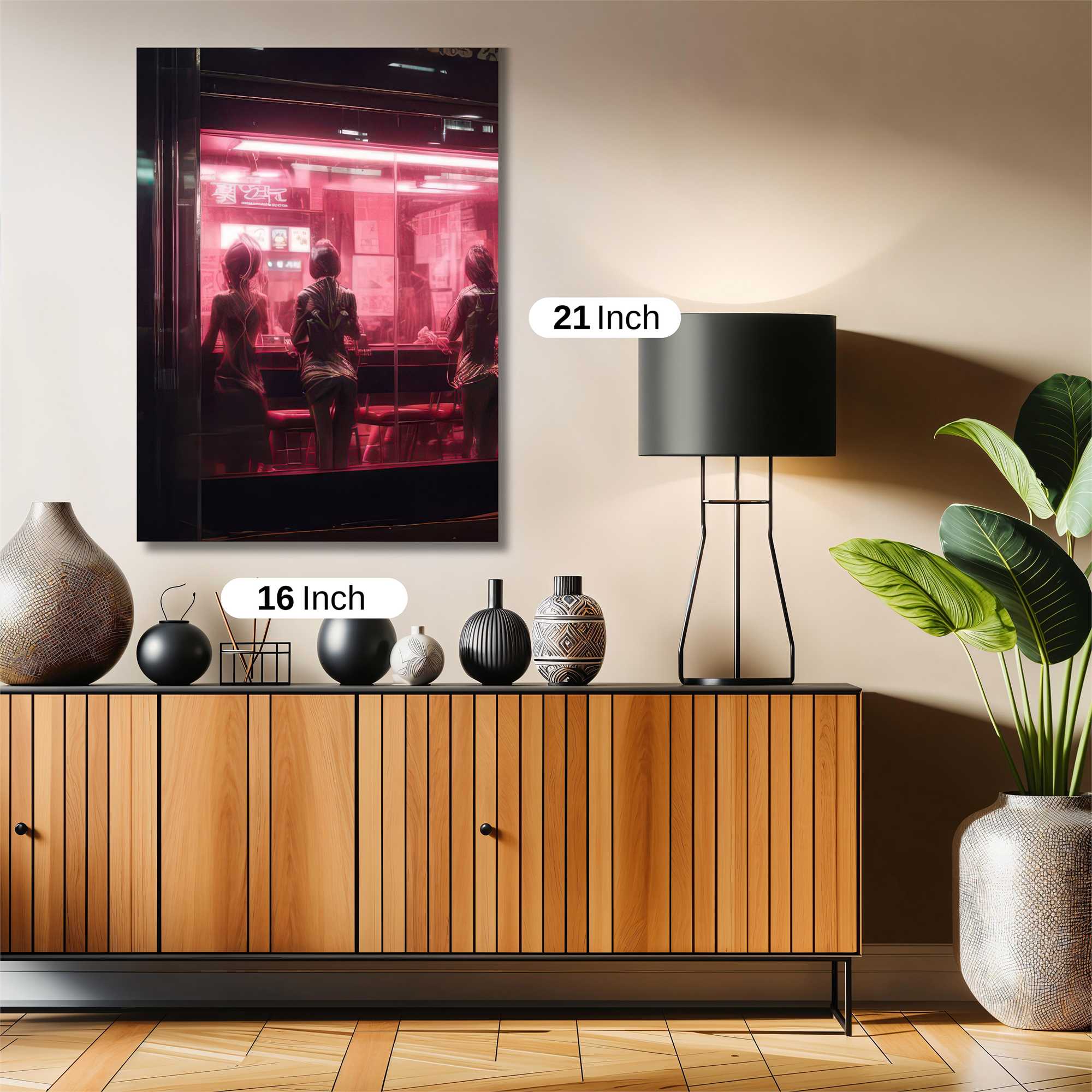 Neon Solitude Safe Wall Magnetic / M