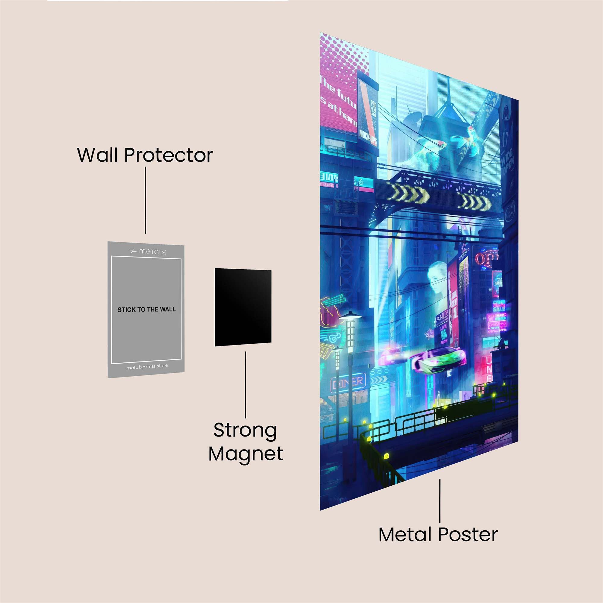Cyberpunk Serenity Safe Wall Magnetic / M