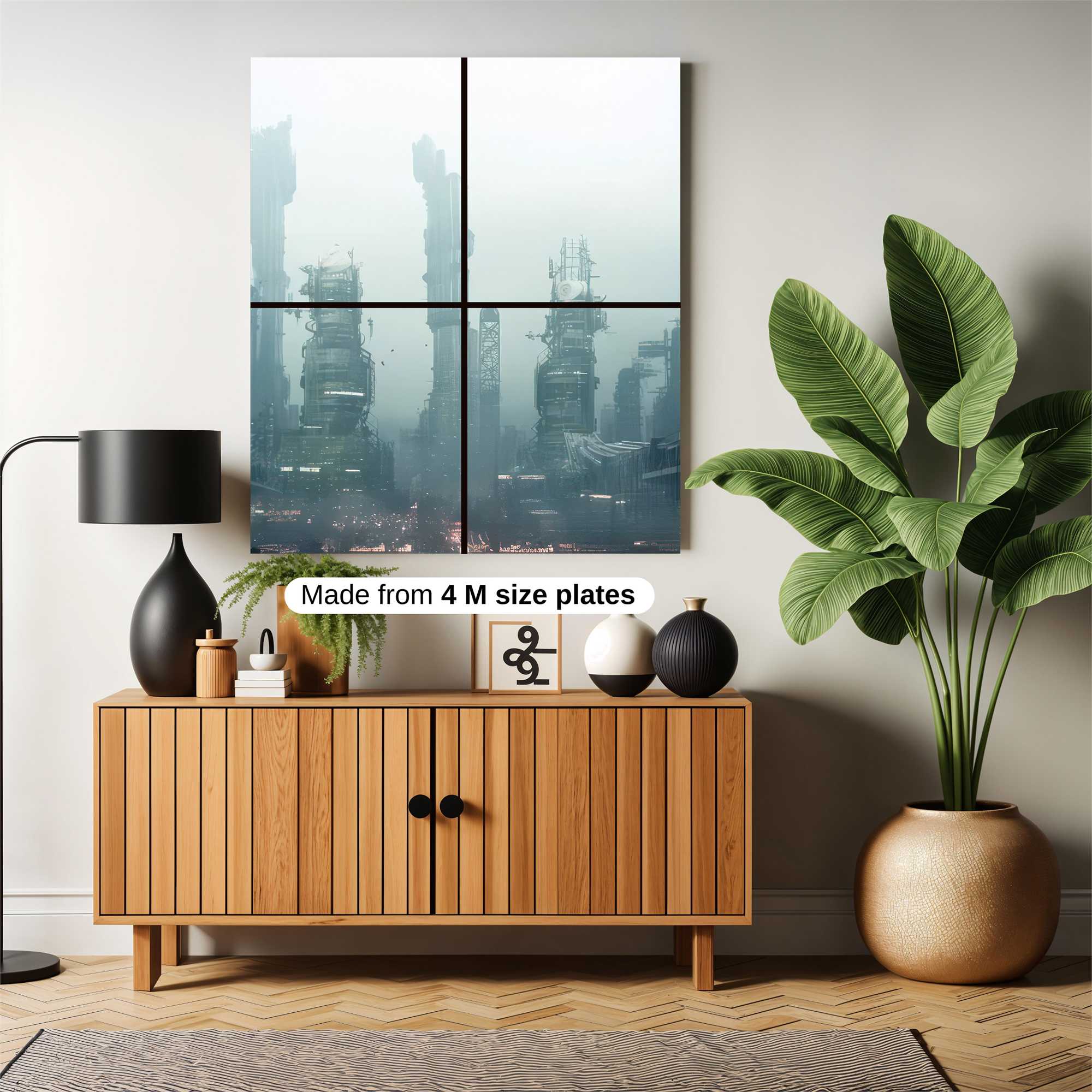 Cyberpunk Desolation Safe Wall Magnetic / M