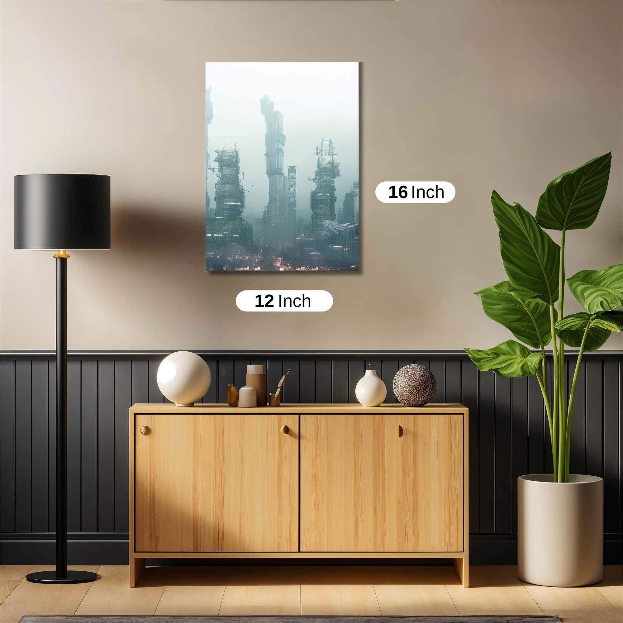 Cyberpunk Desolation Safe Wall Magnetic / M