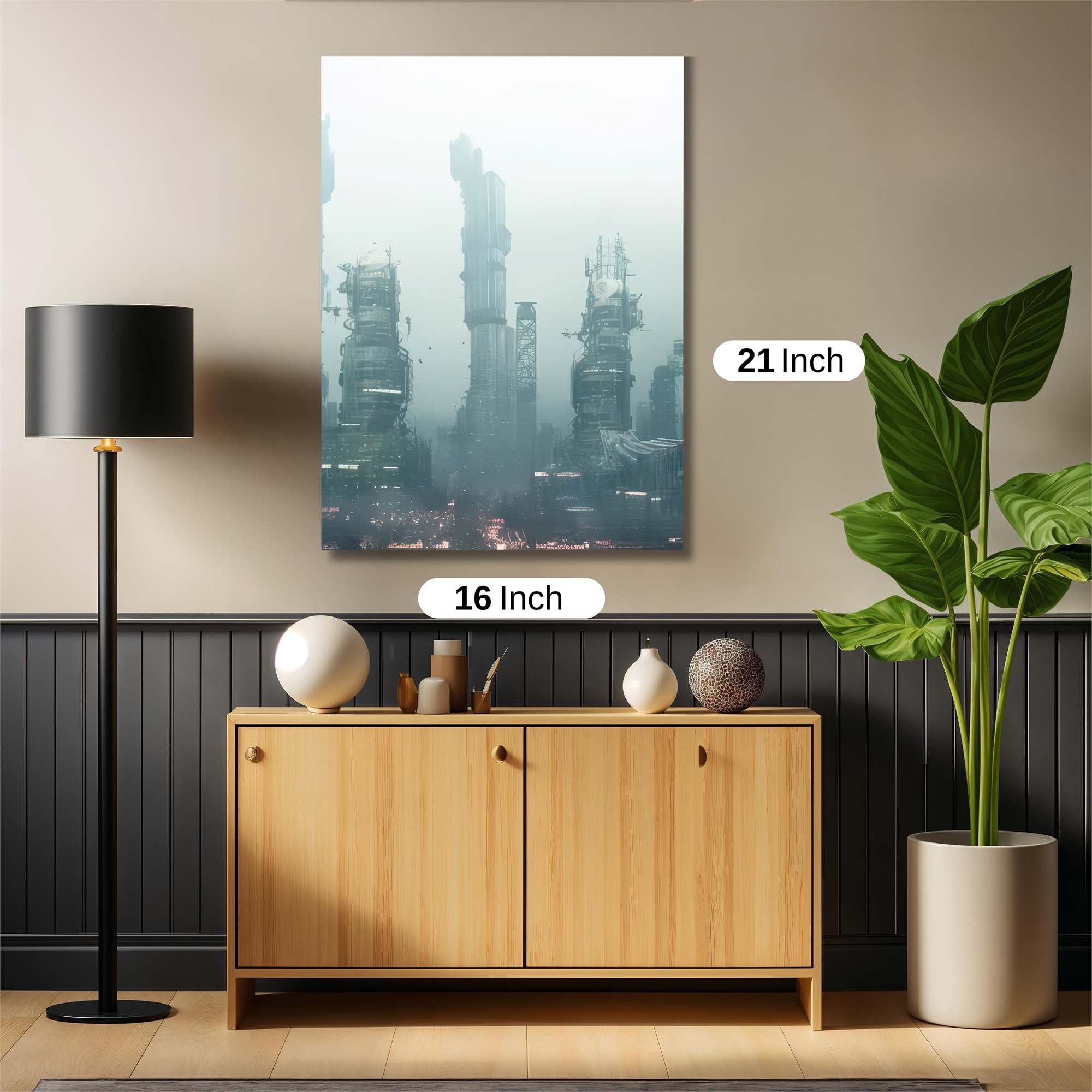 Cyberpunk Desolation Safe Wall Magnetic / M