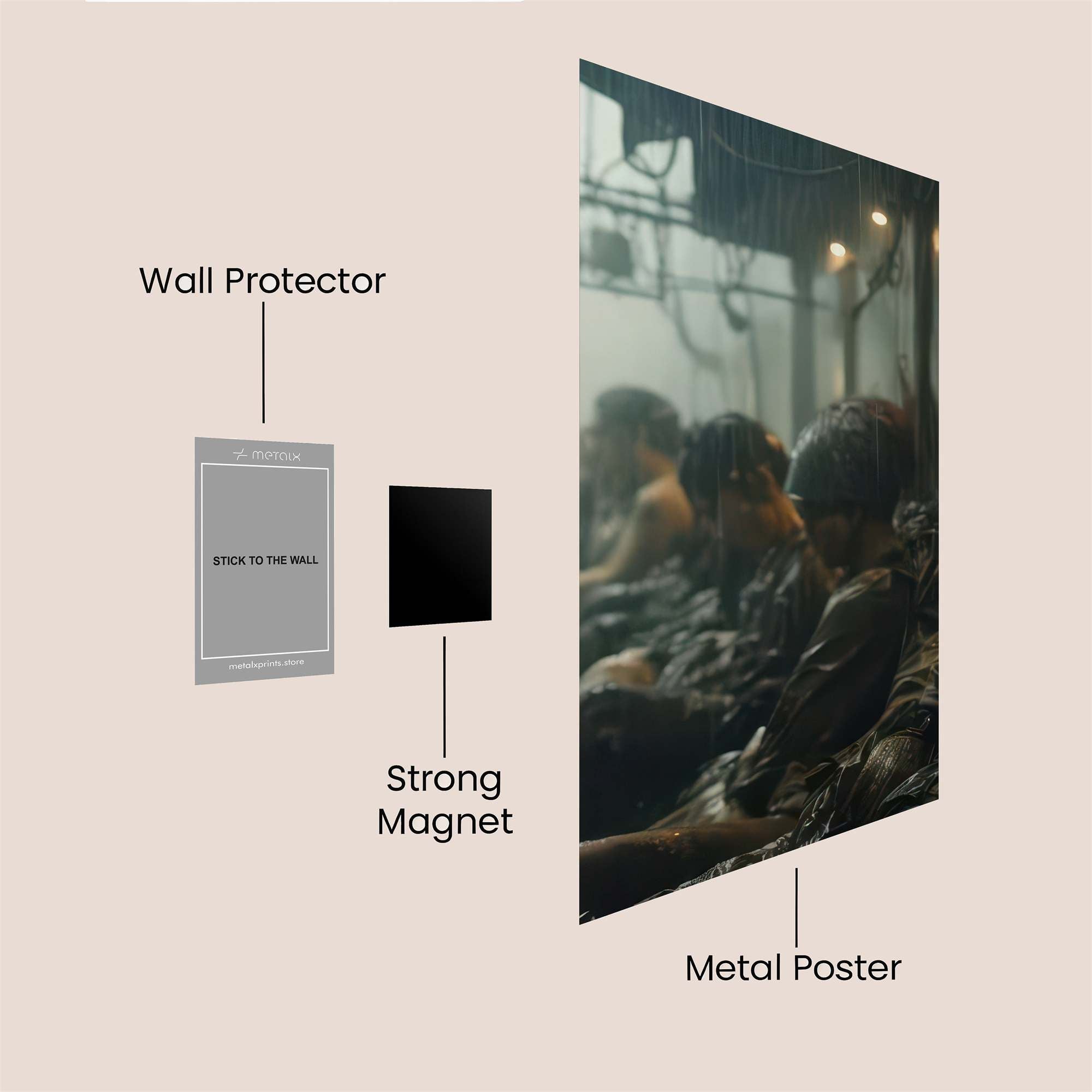 Blade Runner Melancholy Safe Wall Magnetic / M