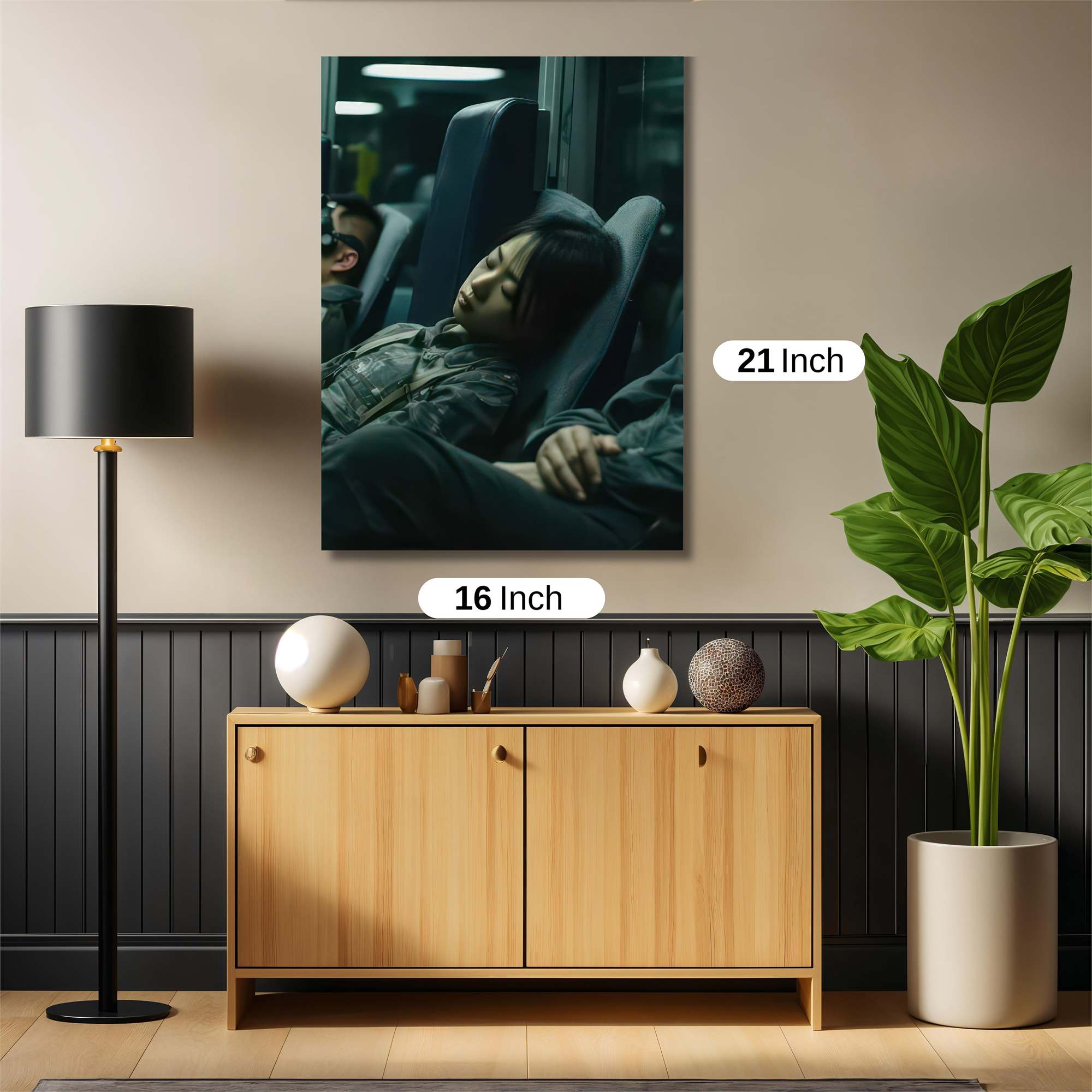 Journey Exhausted Safe Wall Magnetic / M