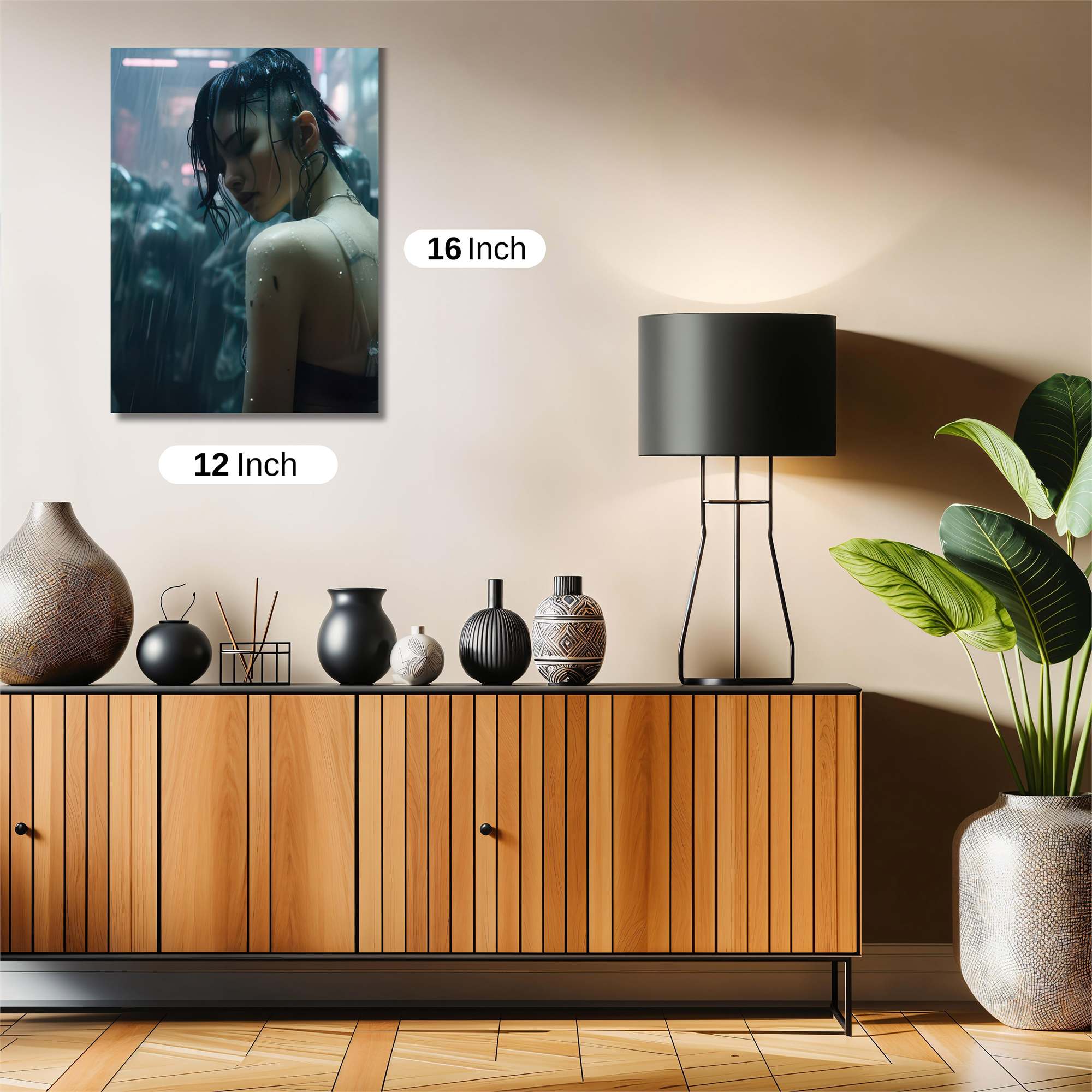 Neon Solitude Safe Wall Magnetic / M