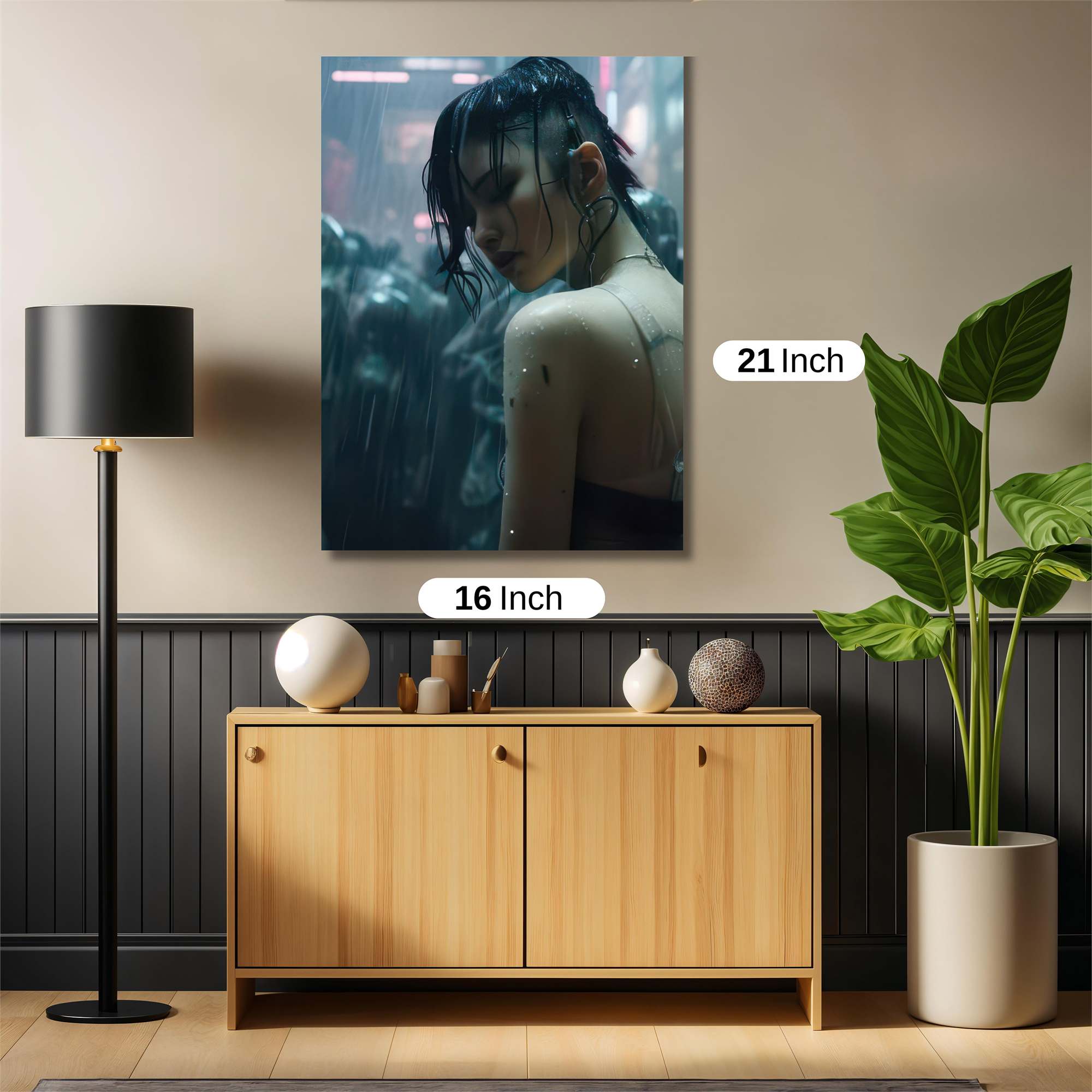 Neon Solitude Safe Wall Magnetic / M