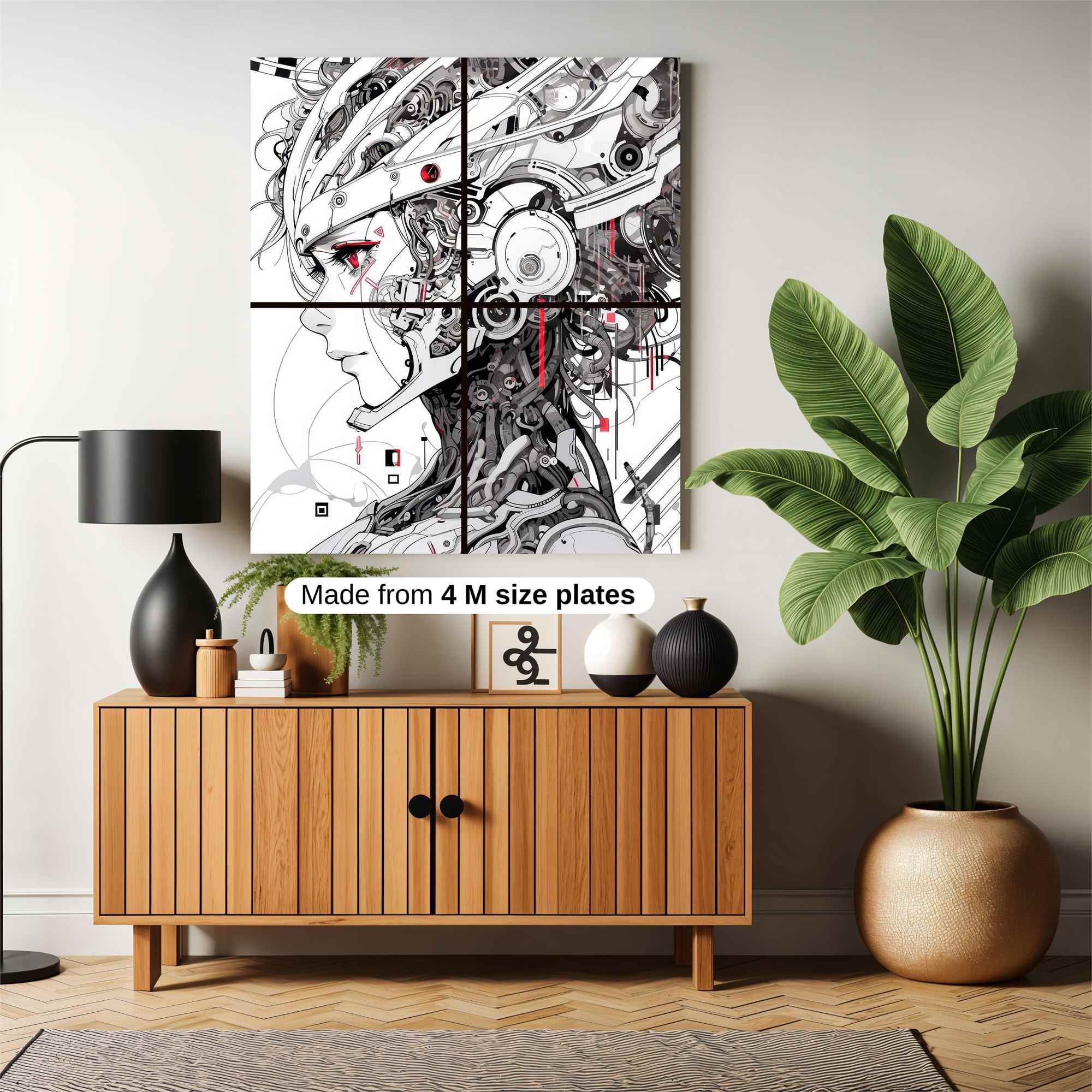 Cyber Serenity Safe Wall Magnetic / M