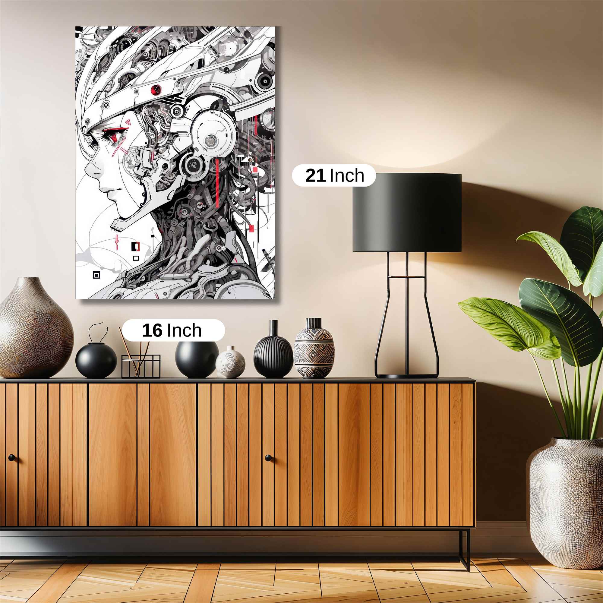 Cyber Serenity Safe Wall Magnetic / M