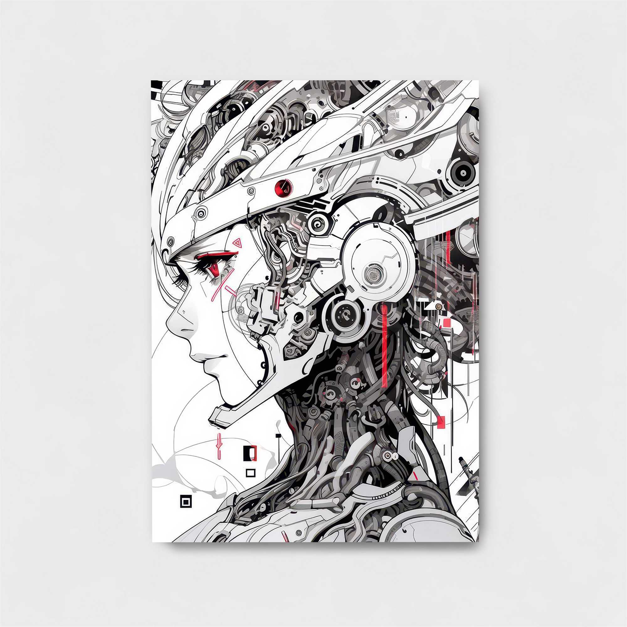 Cyber Serenity Safe Wall Magnetic / M