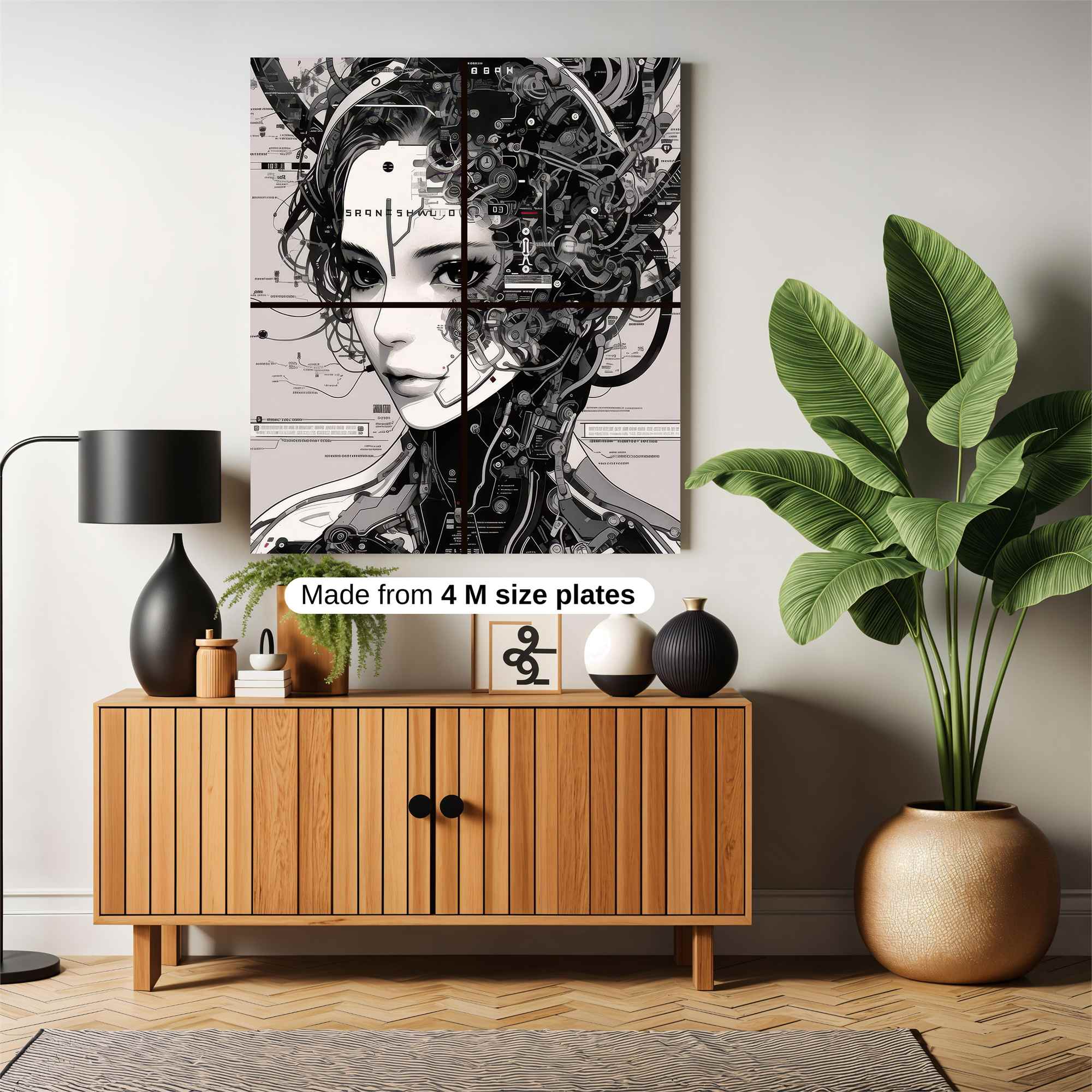 Cyber Enigma Safe Wall Magnetic / M