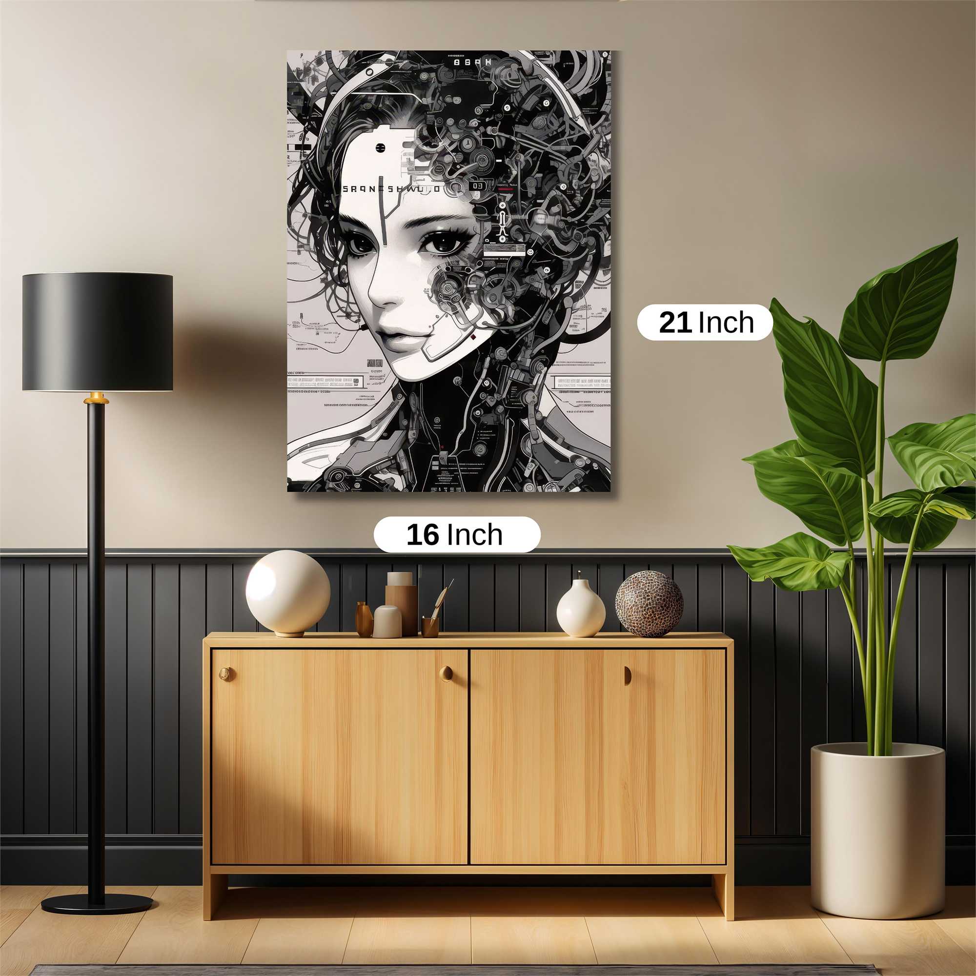 Cyber Enigma Safe Wall Magnetic / M