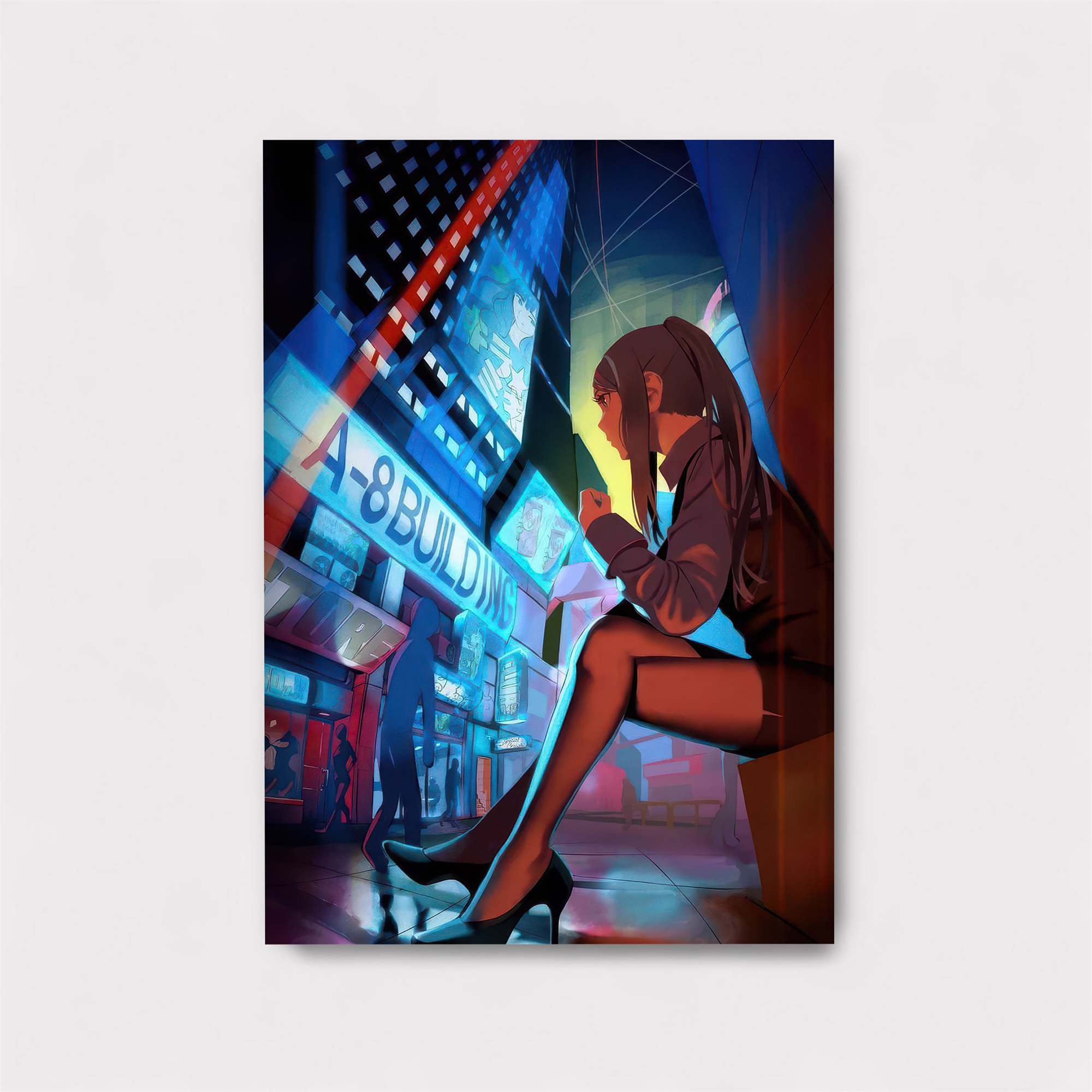 Neon Solitude Safe Wall Magnetic / M