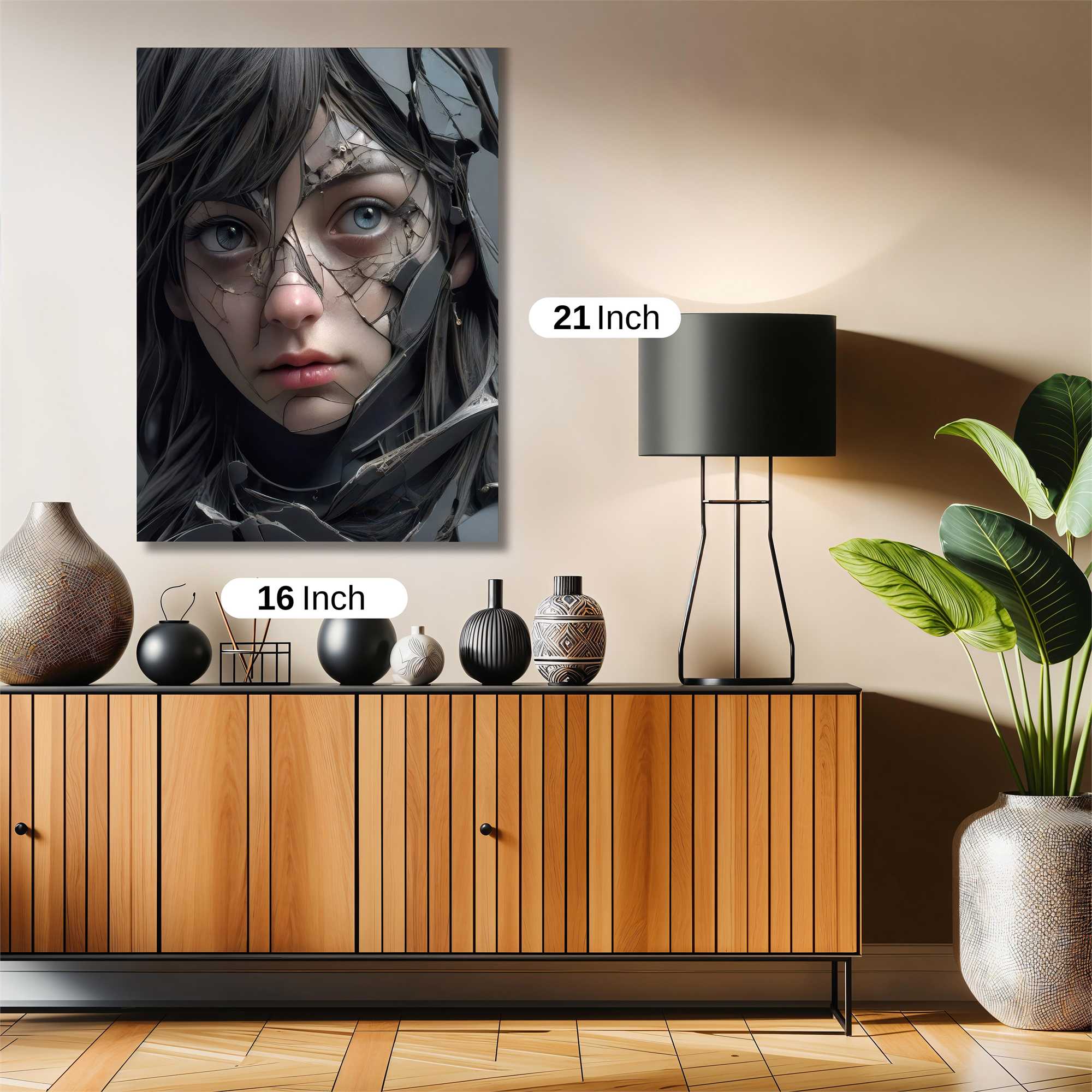 Glass Sorrow Safe Wall Magnetic / M