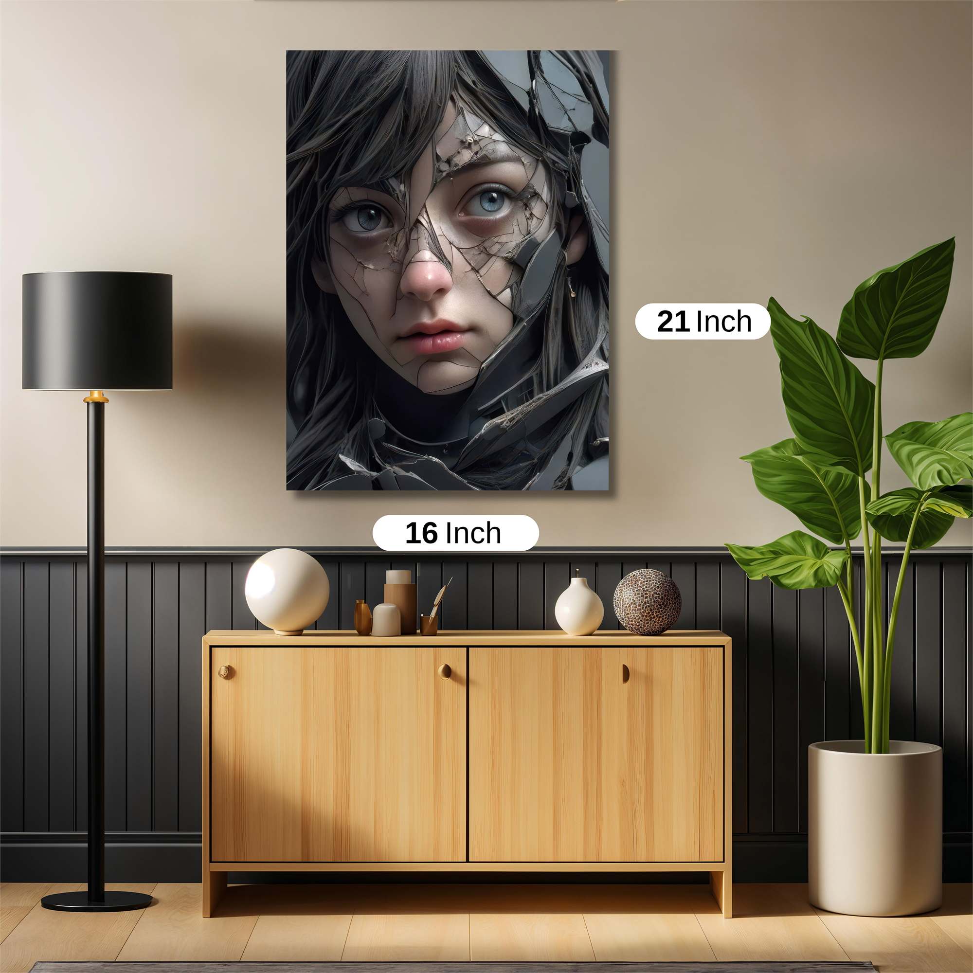 Glass Sorrow Safe Wall Magnetic / M