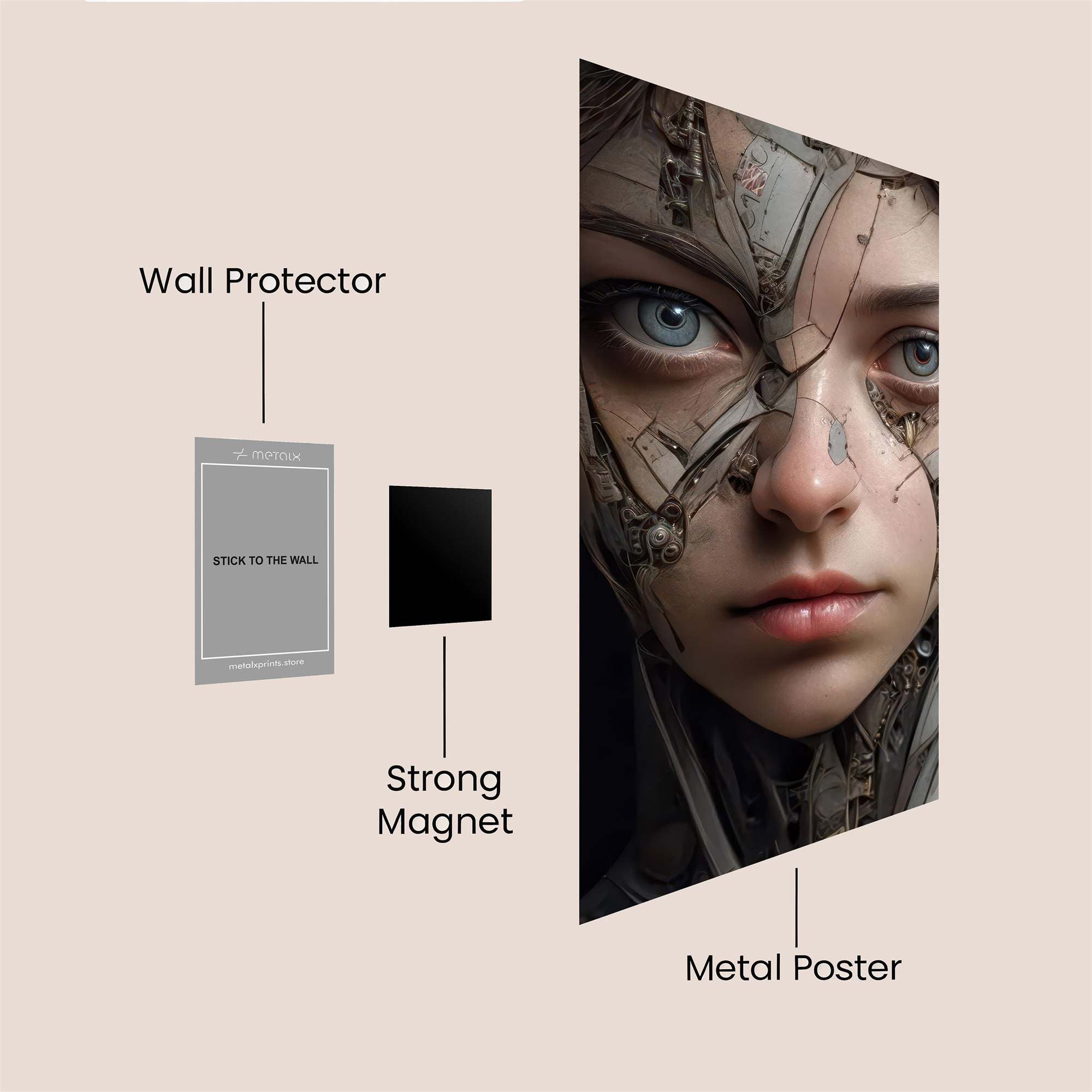 Cyber Melancholy Safe Wall Magnetic / M