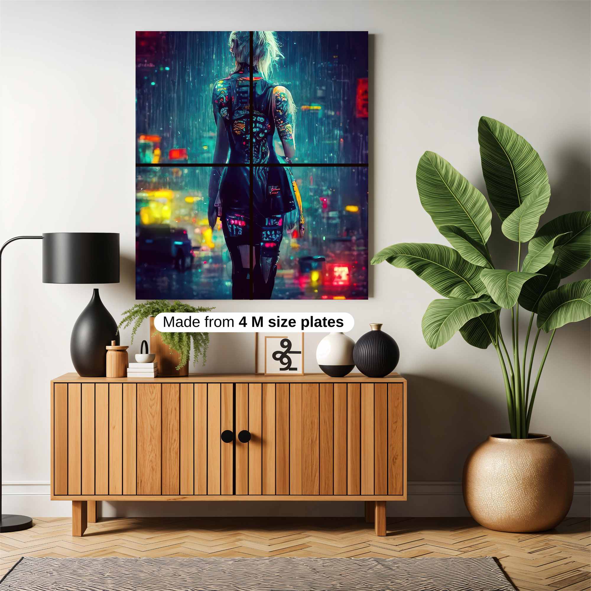 Cyberpunk Enigma Safe Wall Magnetic / M