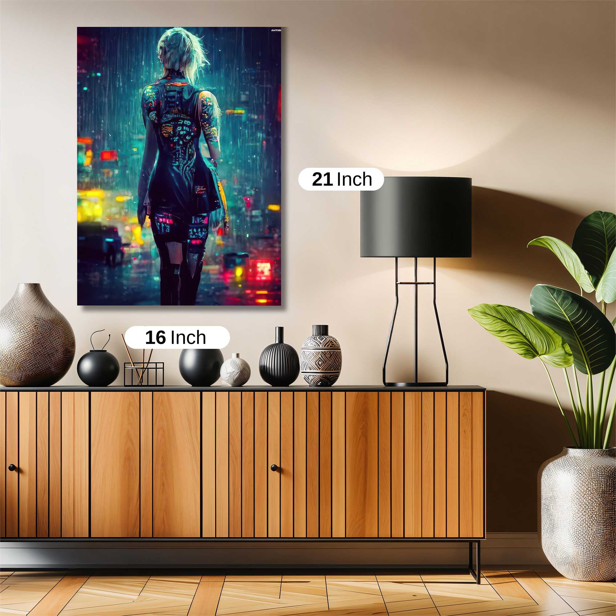 Cyberpunk Enigma Safe Wall Magnetic / M