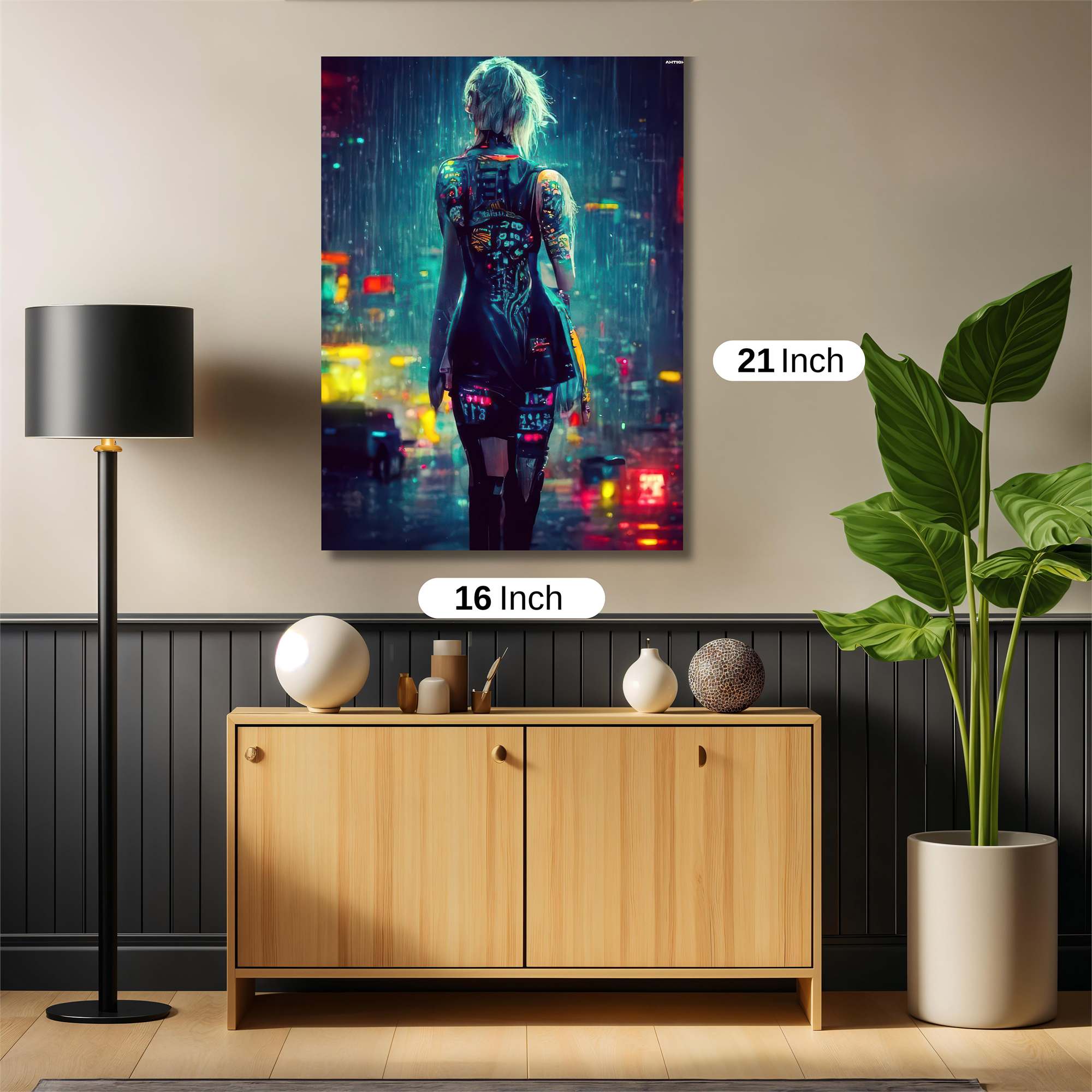 Cyberpunk Enigma Safe Wall Magnetic / M