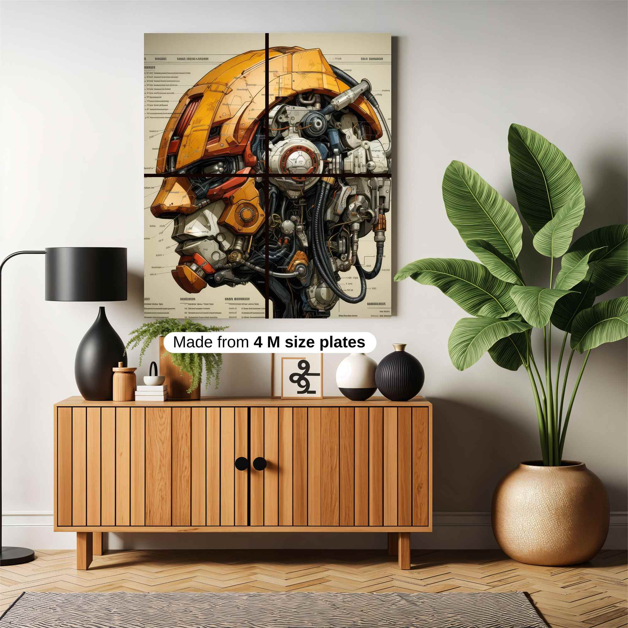 Robot Intricate Safe Wall Magnetic / M