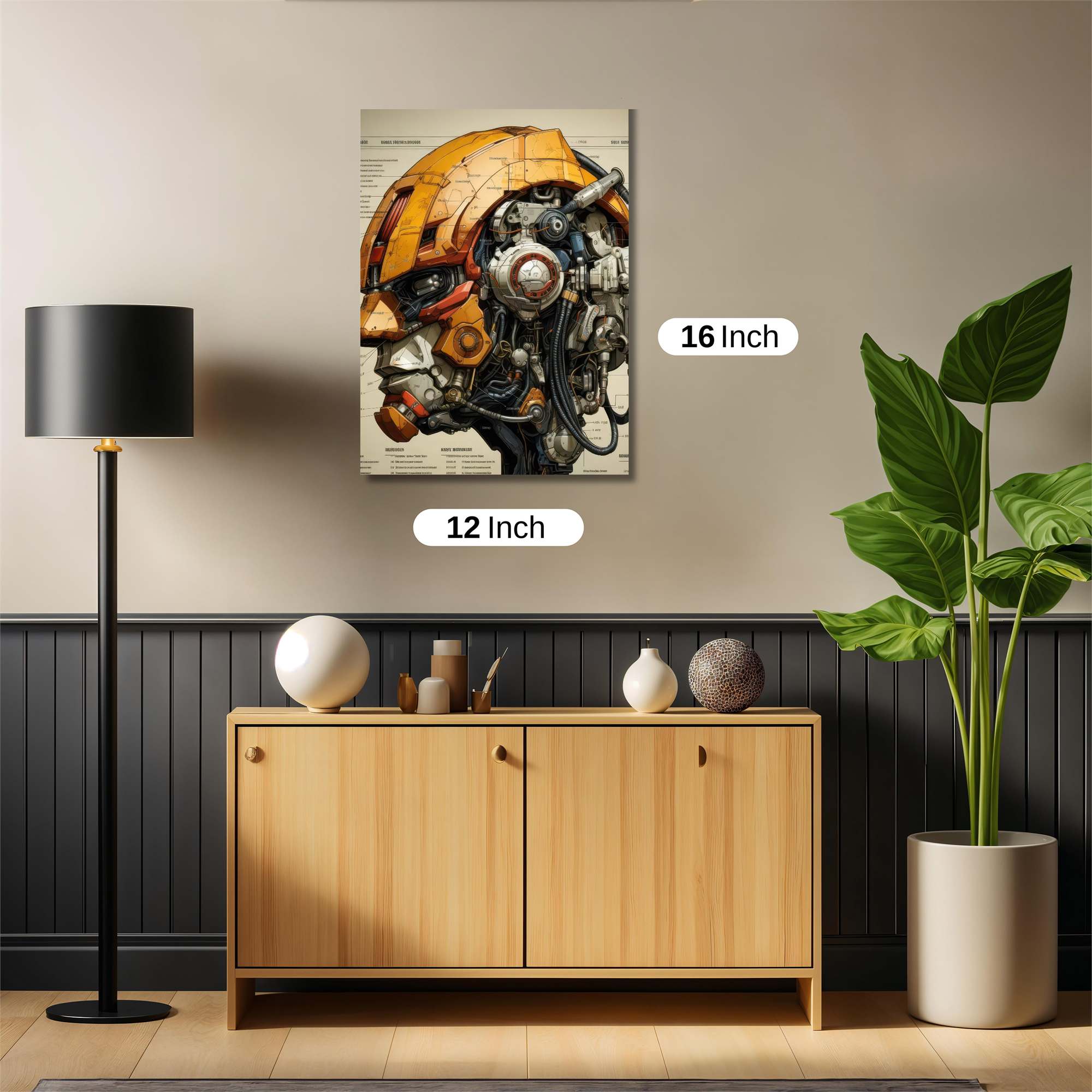 Robot Intricate Safe Wall Magnetic / M