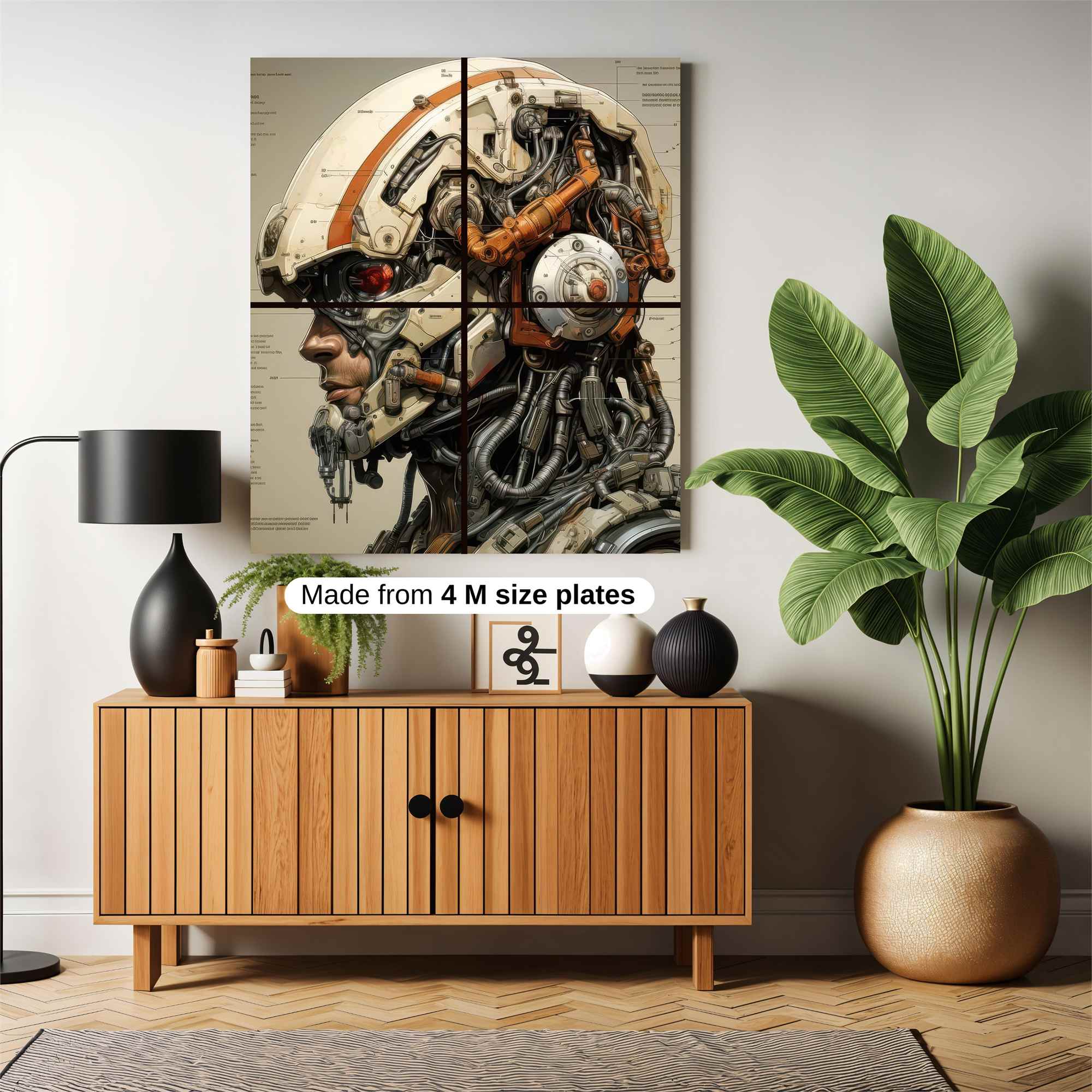 Cyberpunk Intrigue Safe Wall Magnetic / M