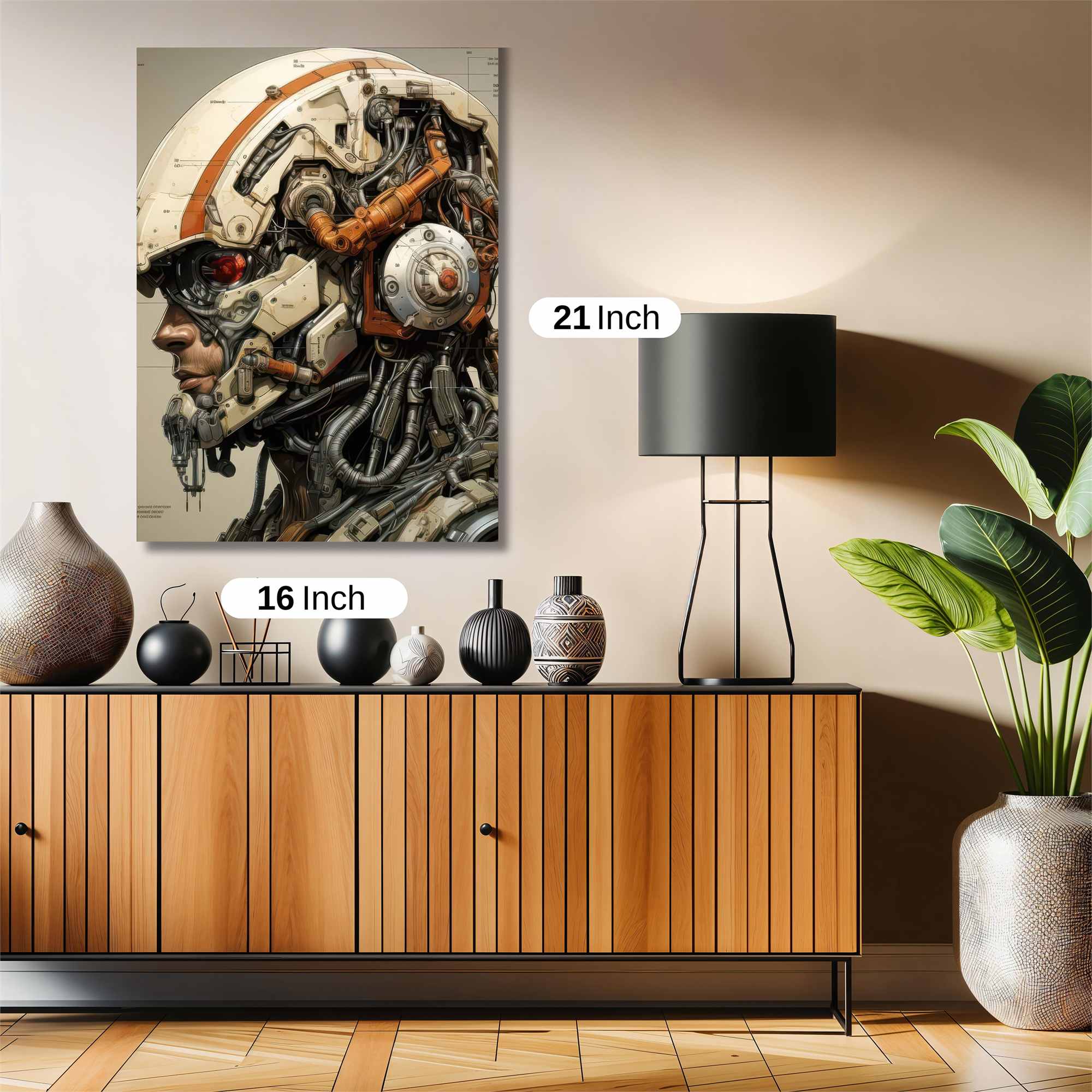 Cyberpunk Intrigue Safe Wall Magnetic / M