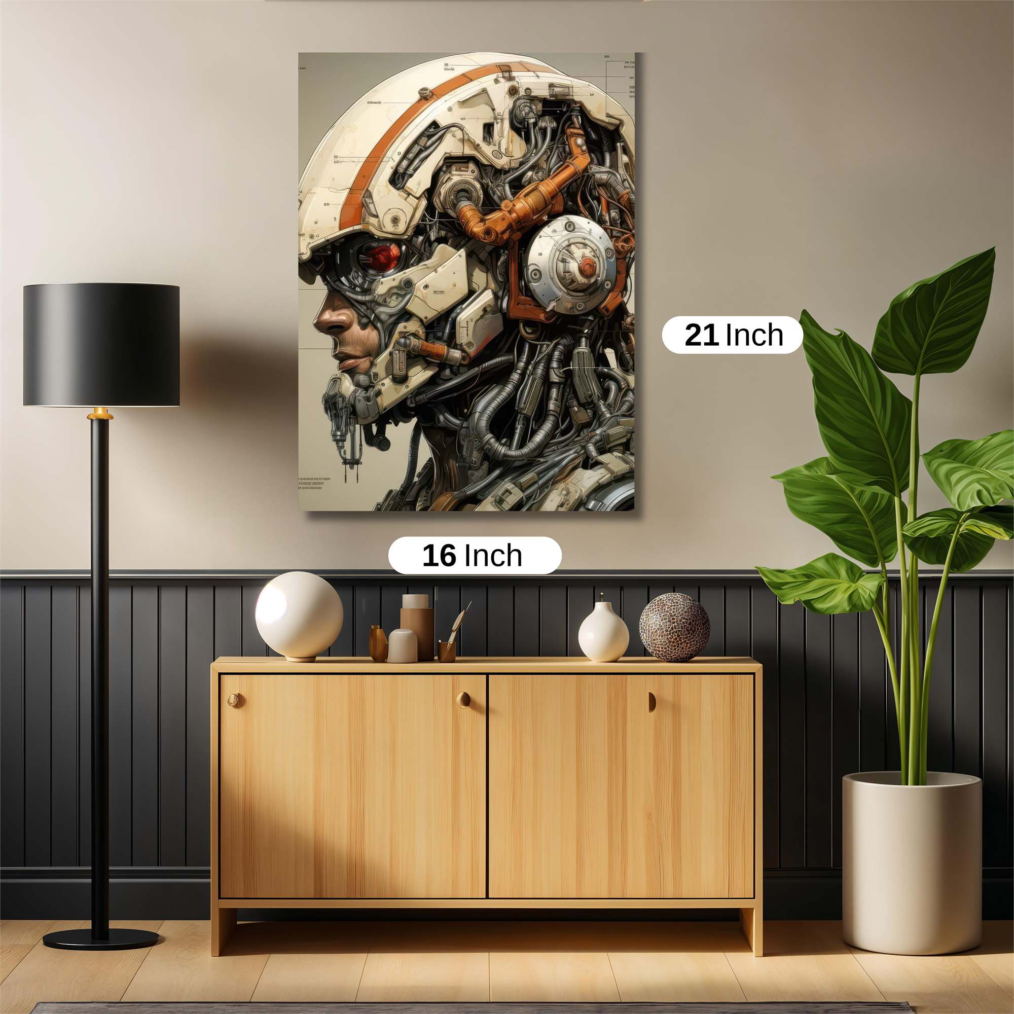 Cyberpunk Intrigue Safe Wall Magnetic / M