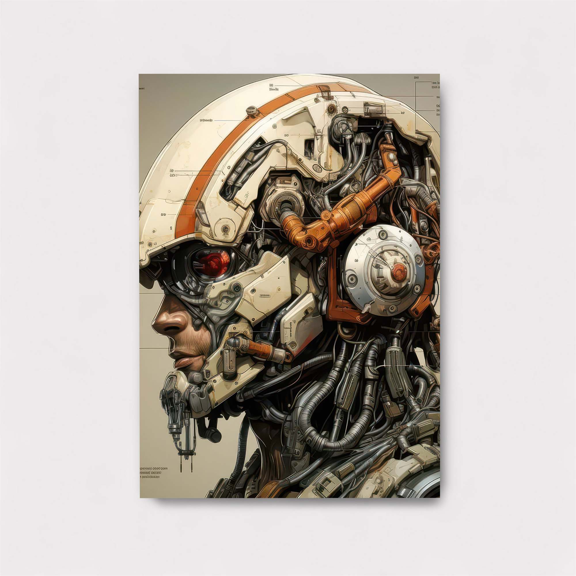 Cyberpunk Intrigue Safe Wall Magnetic / M