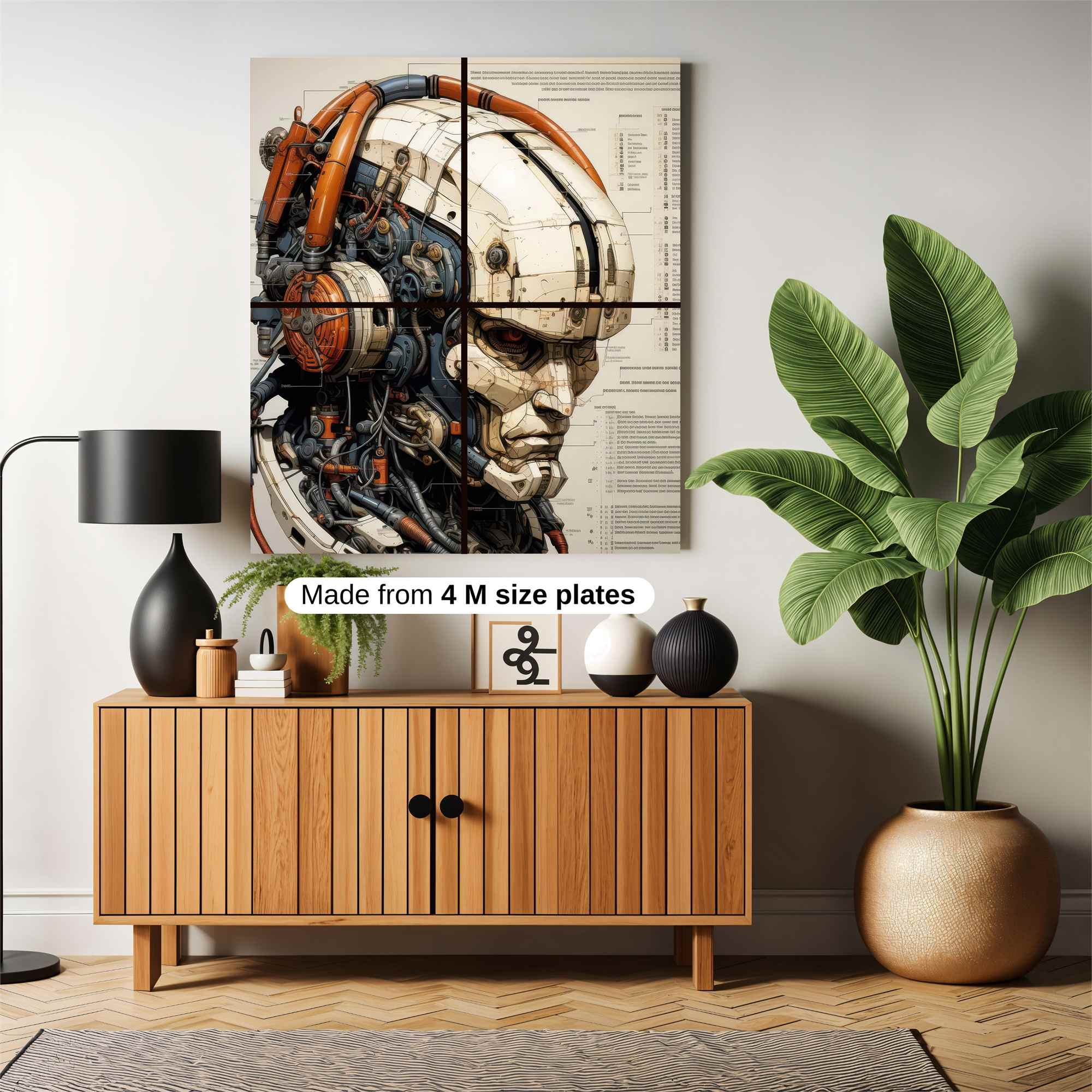 Cyberpunk Melancholy Safe Wall Magnetic / M