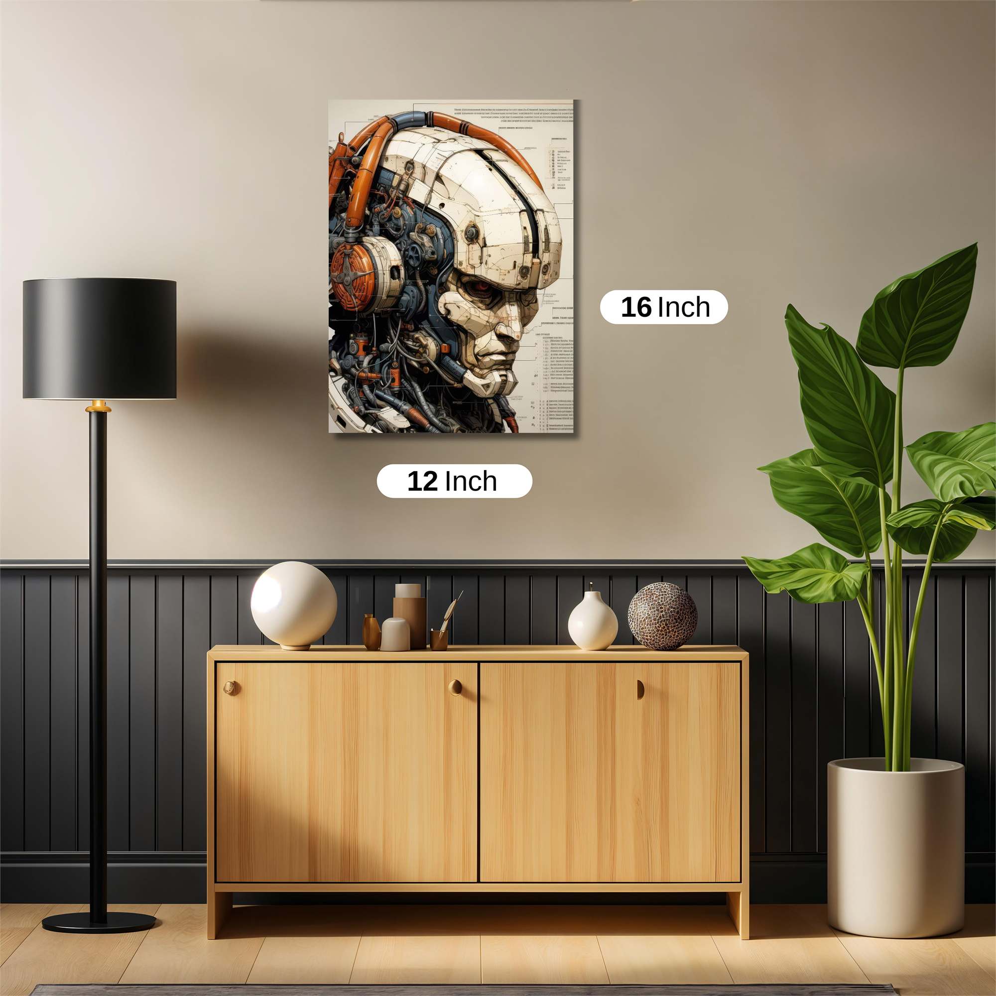 Cyberpunk Melancholy Safe Wall Magnetic / M