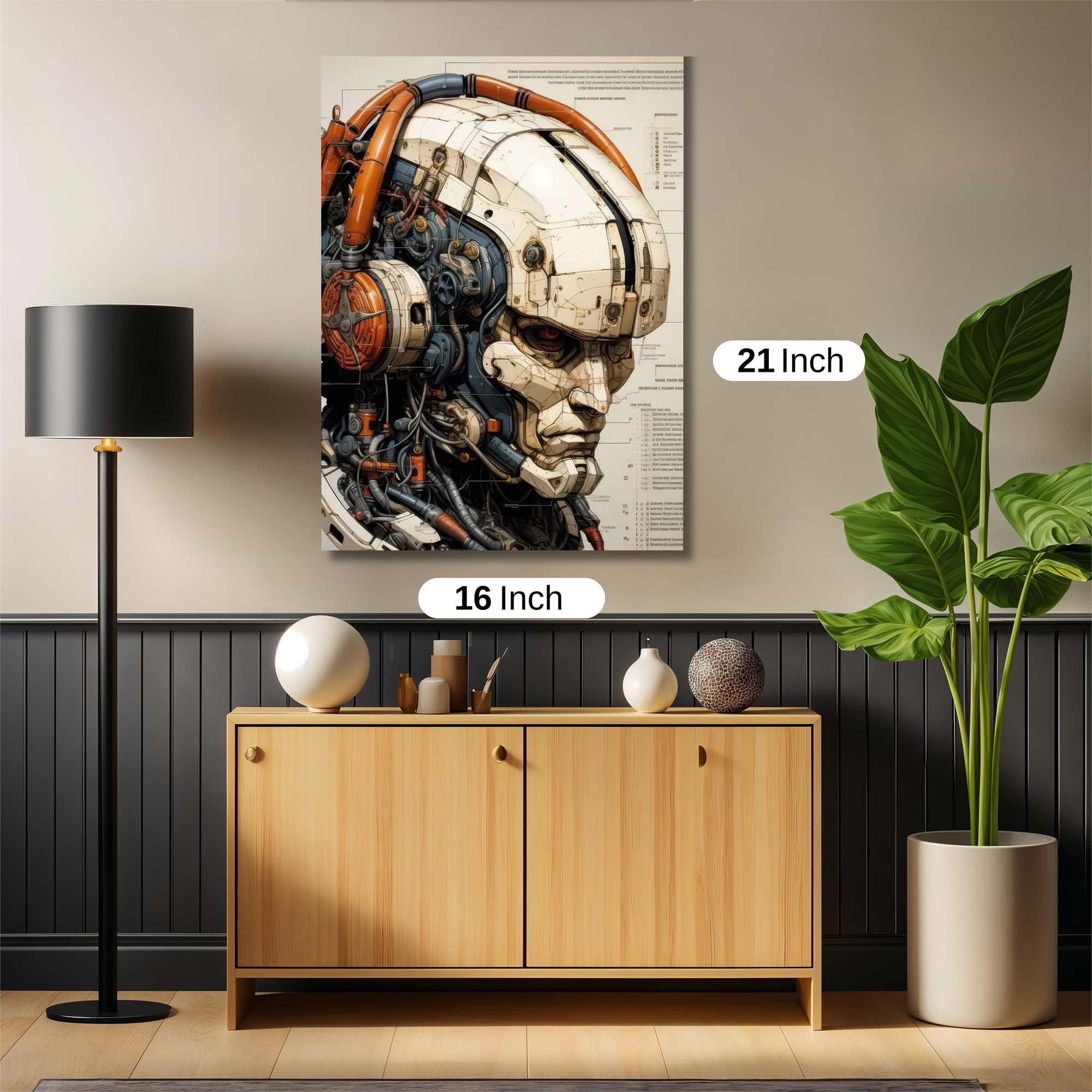 Cyberpunk Melancholy Safe Wall Magnetic / M