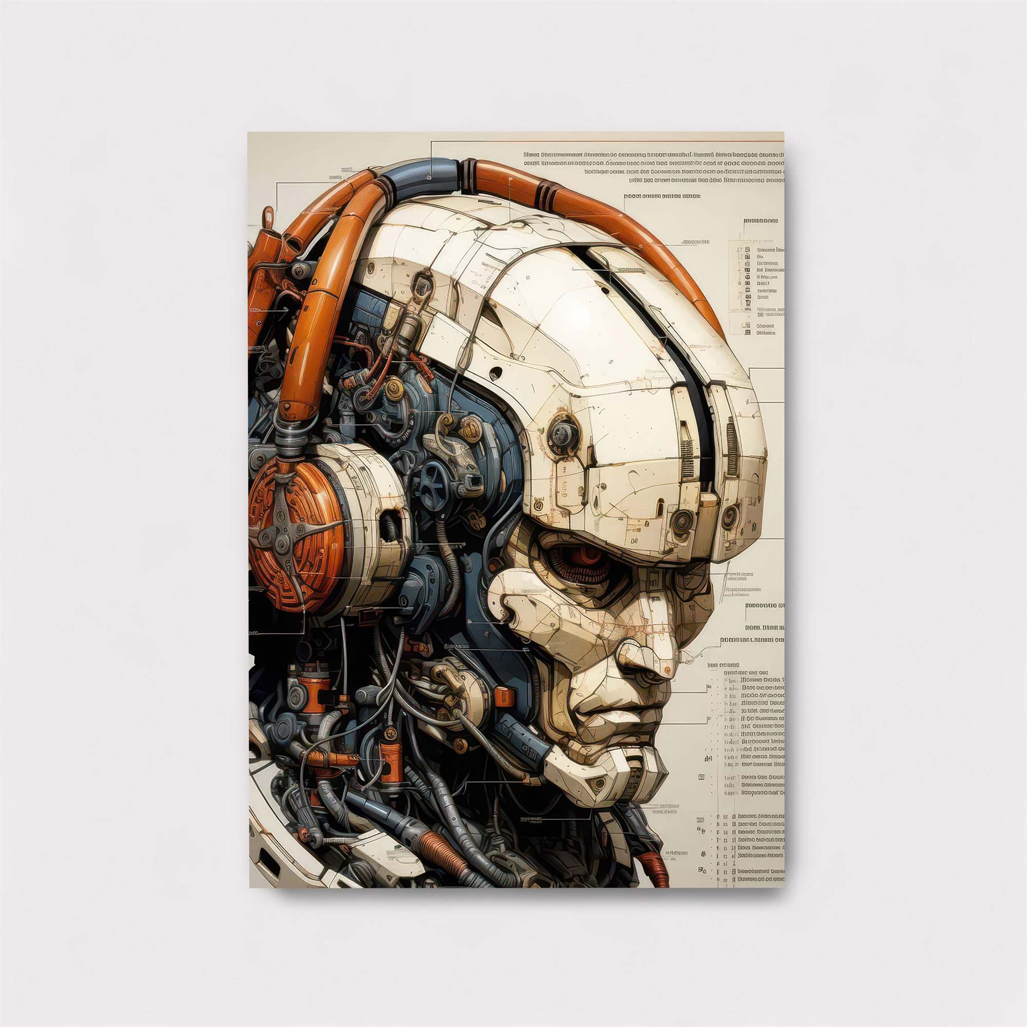 Cyberpunk Melancholy Safe Wall Magnetic / M