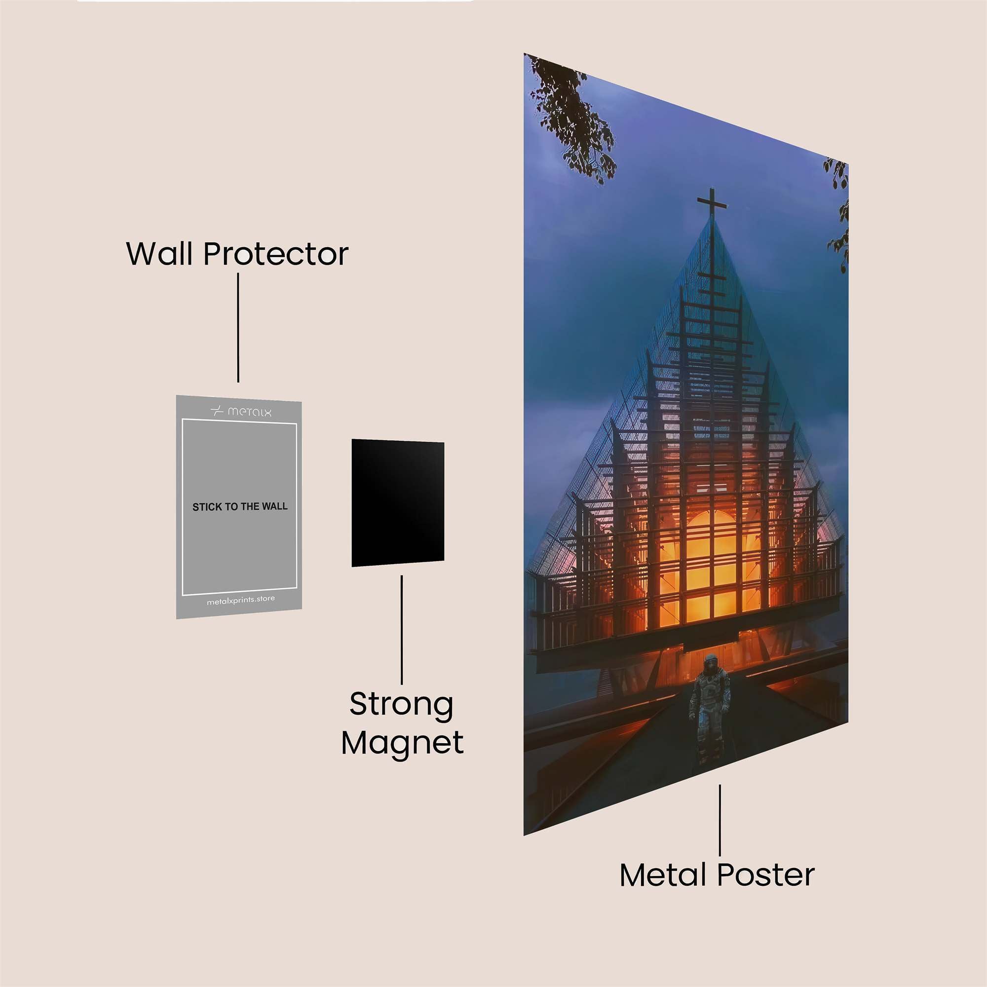 Chapel Serenity Safe Wall Magnetic / M