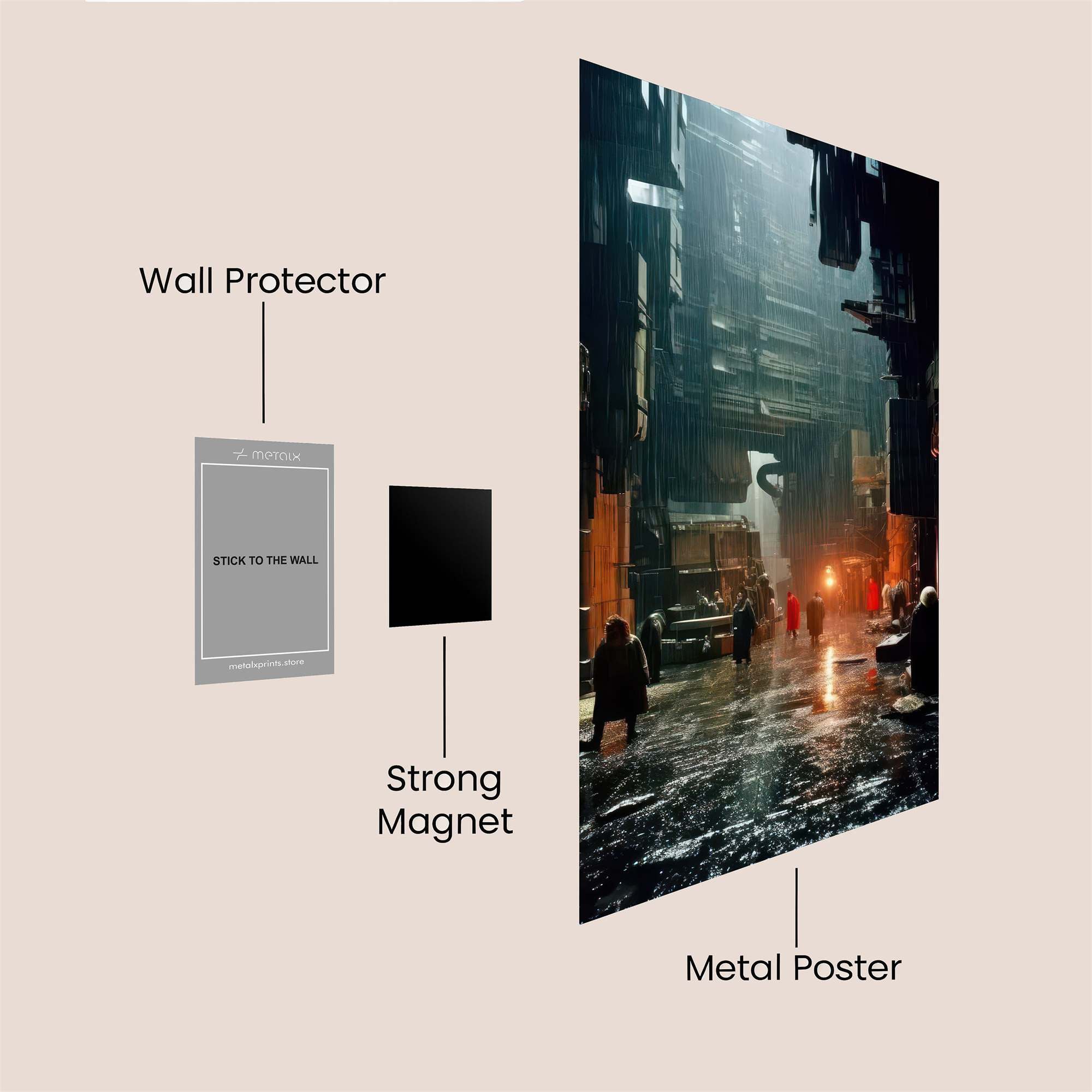 BladeRunner Gloom Safe Wall Magnetic / M