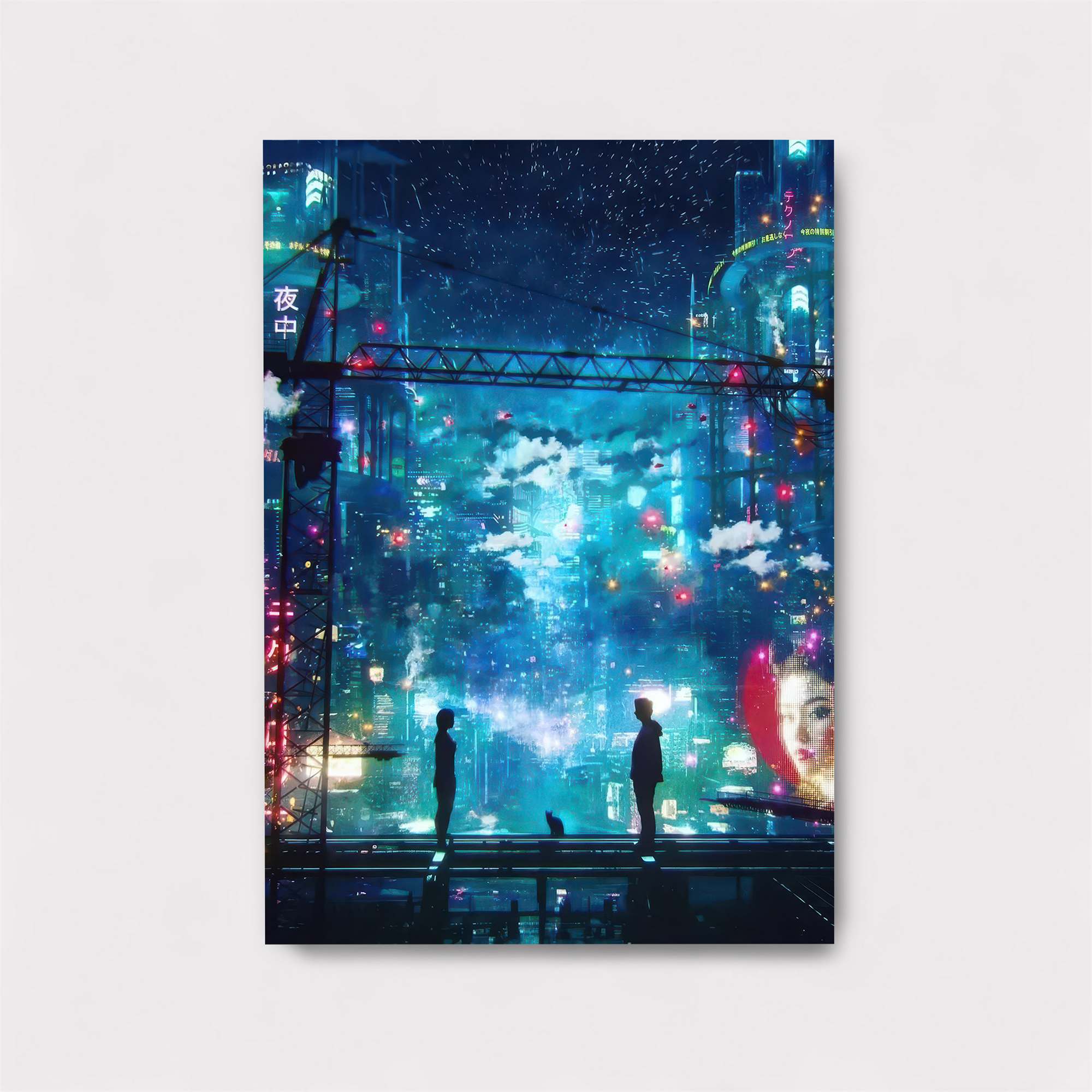 Neon Serenity Safe Wall Magnetic / M