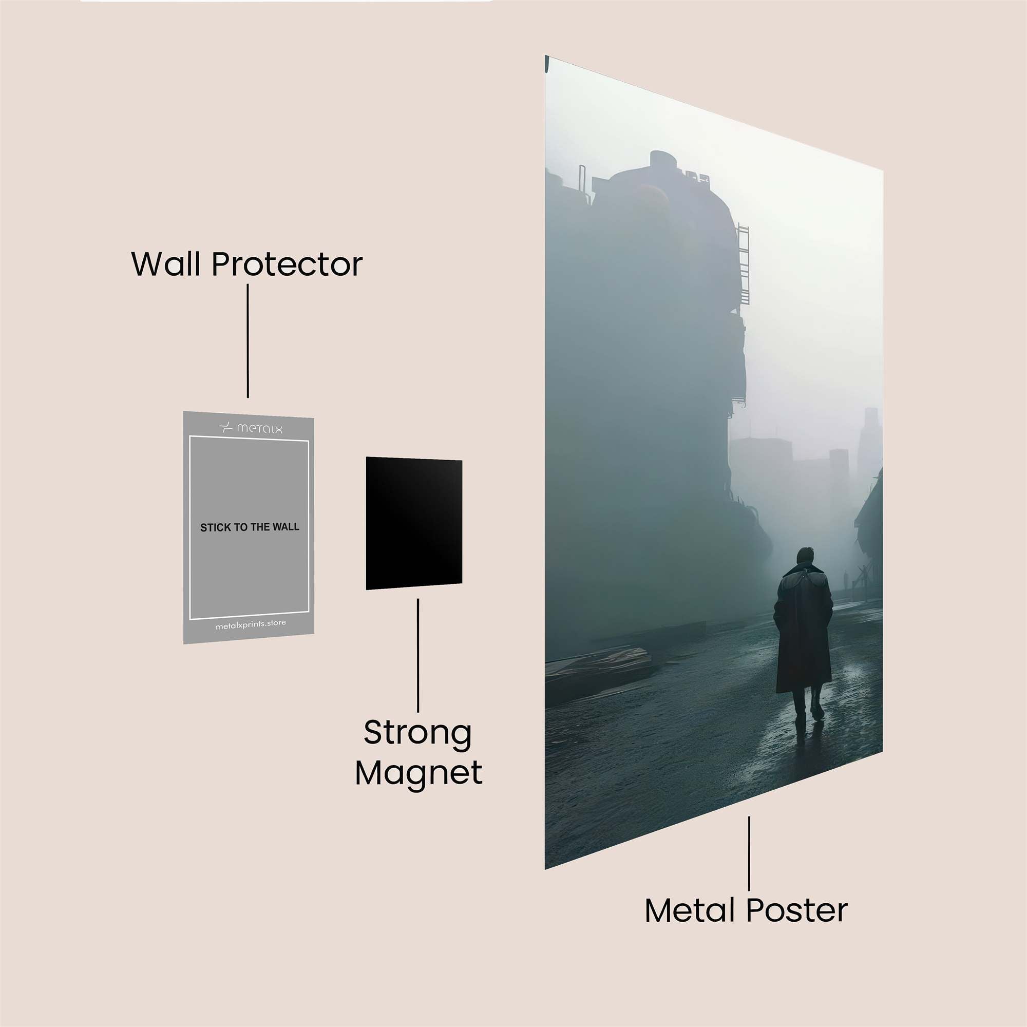 Factory Gloom Safe Wall Magnetic / M