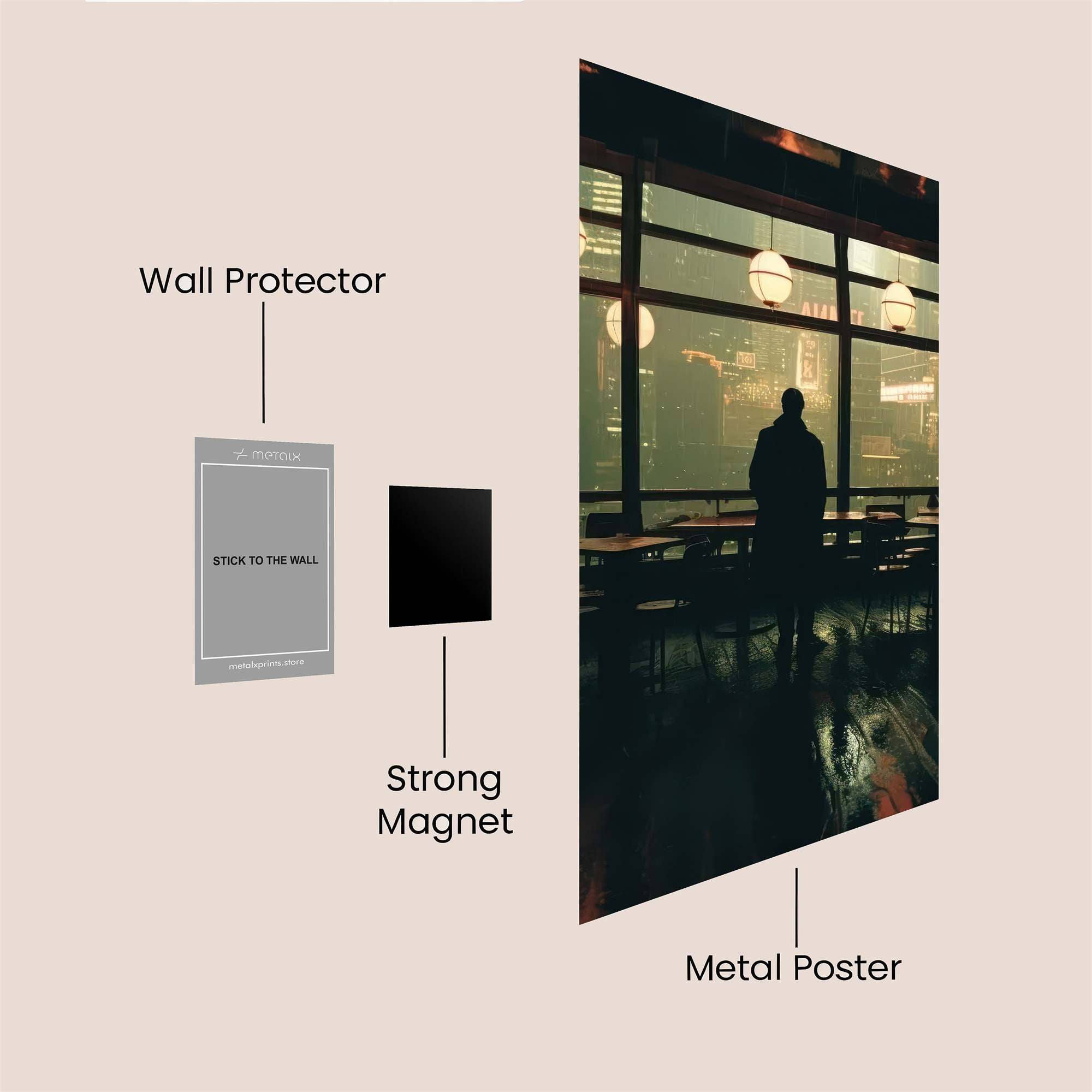 City Solitude Safe Wall Magnetic / M