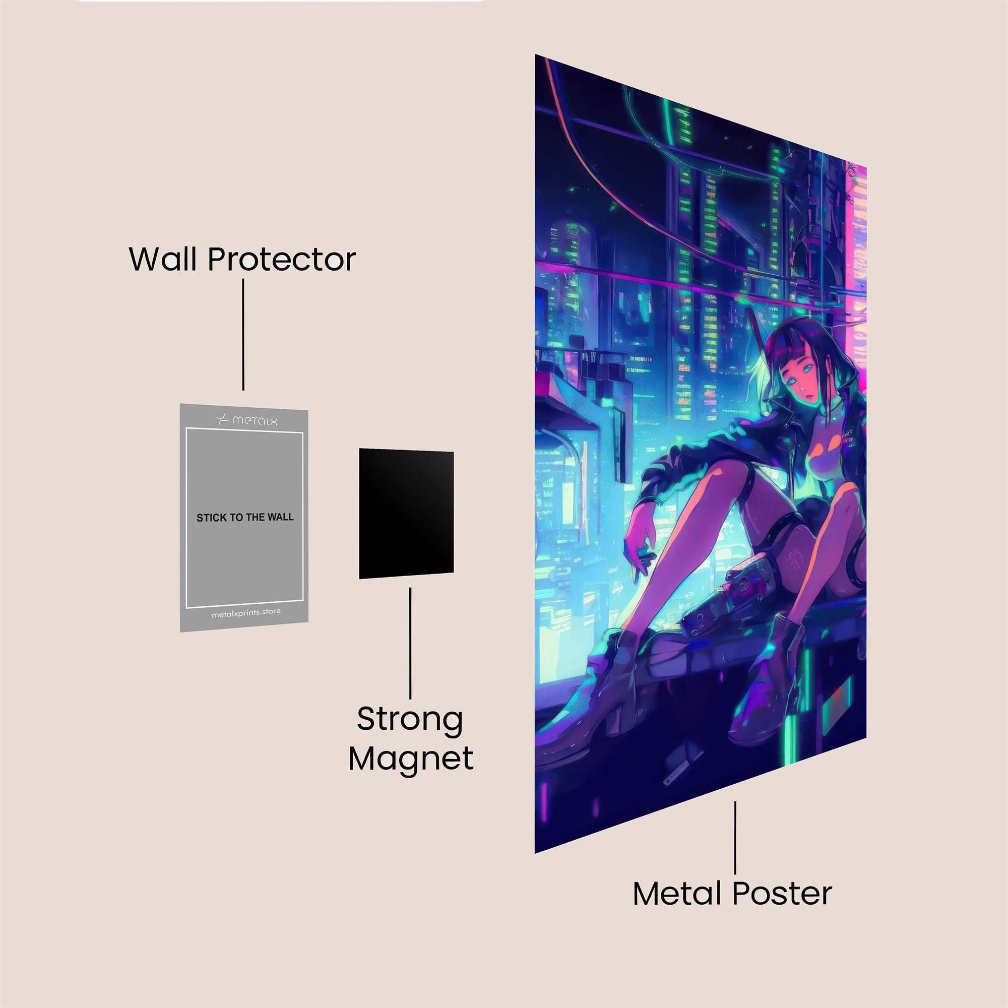 Cyberpunk Serenity Safe Wall Magnetic / M