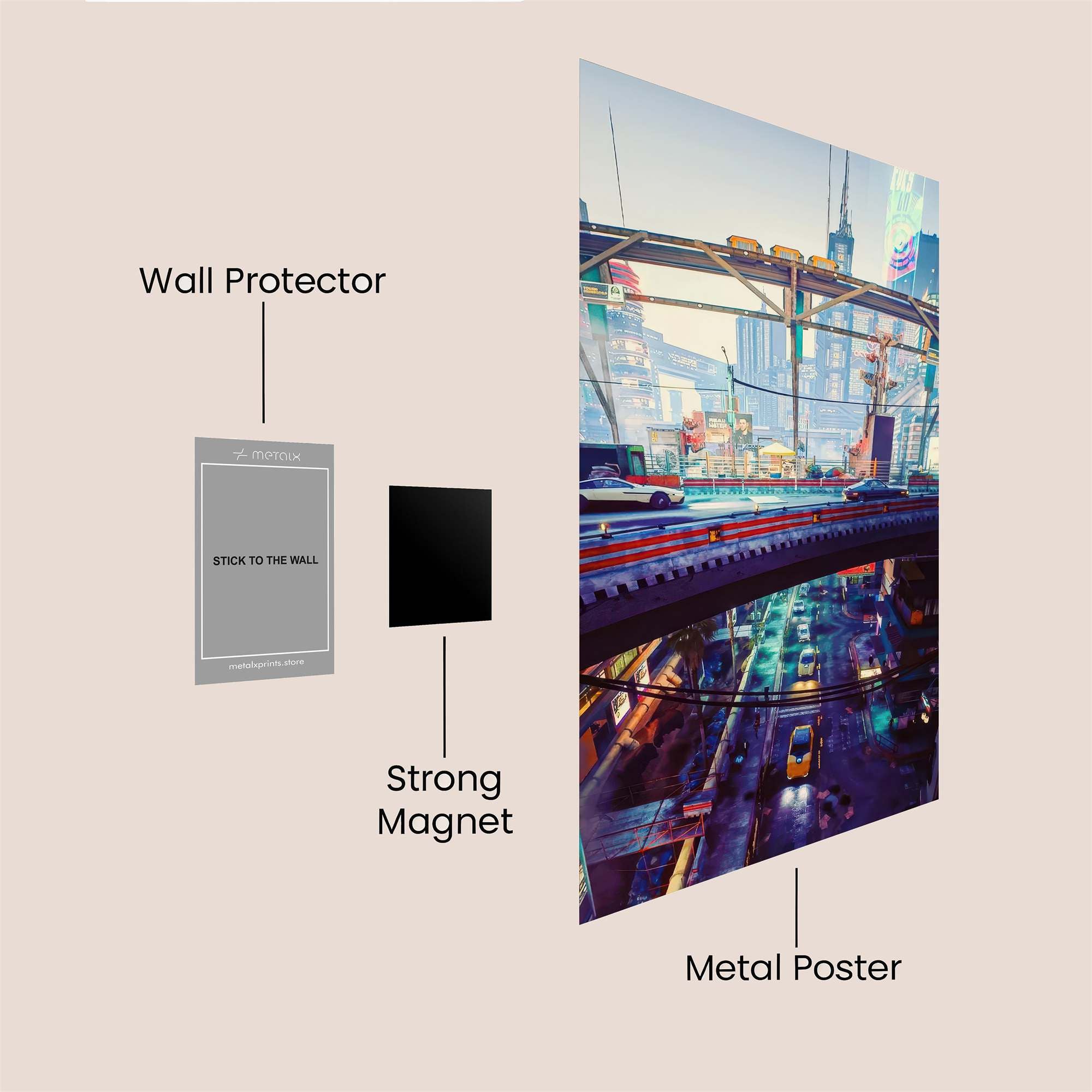 Cyberpunk Serenity Safe Wall Magnetic / M