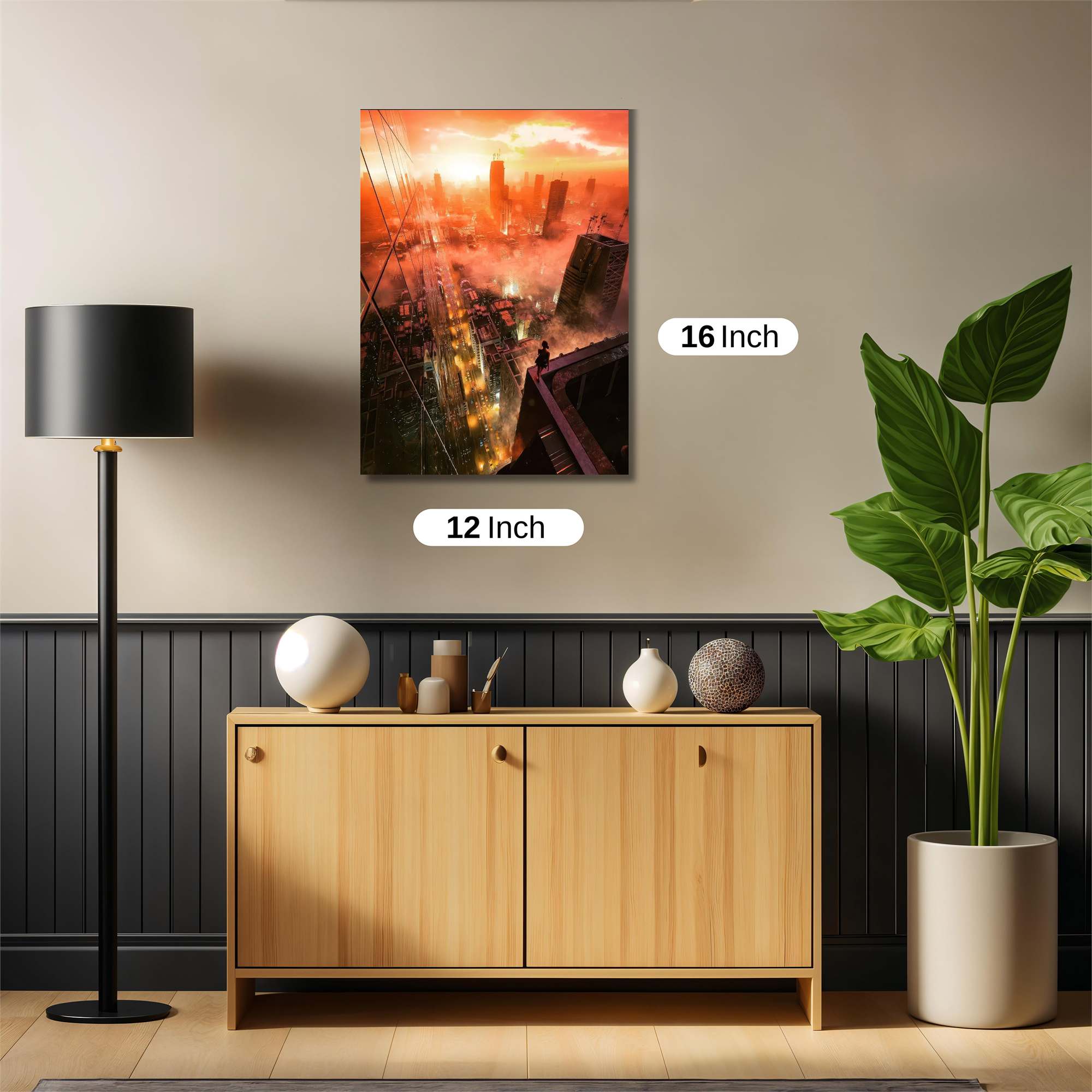 City Blaze Safe Wall Magnetic / M