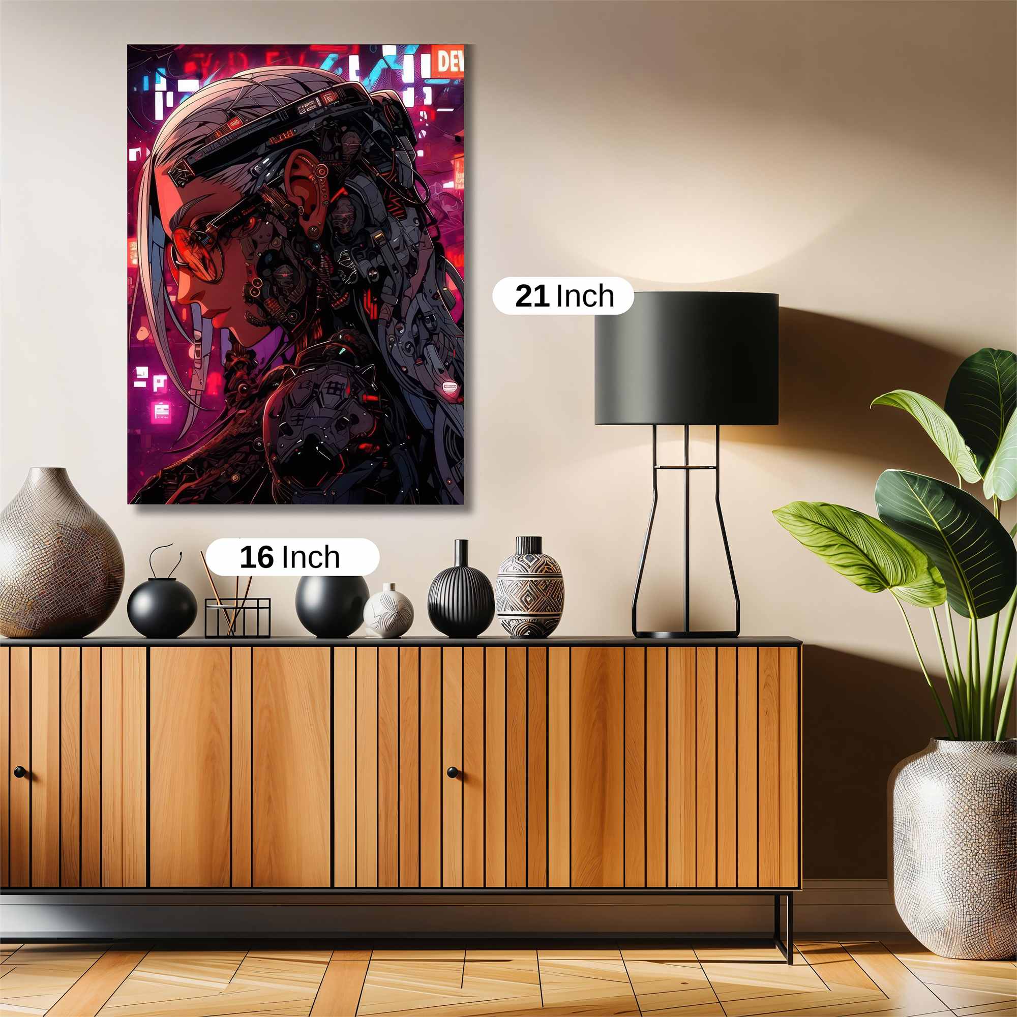 Cyber Serenity Safe Wall Magnetic / M