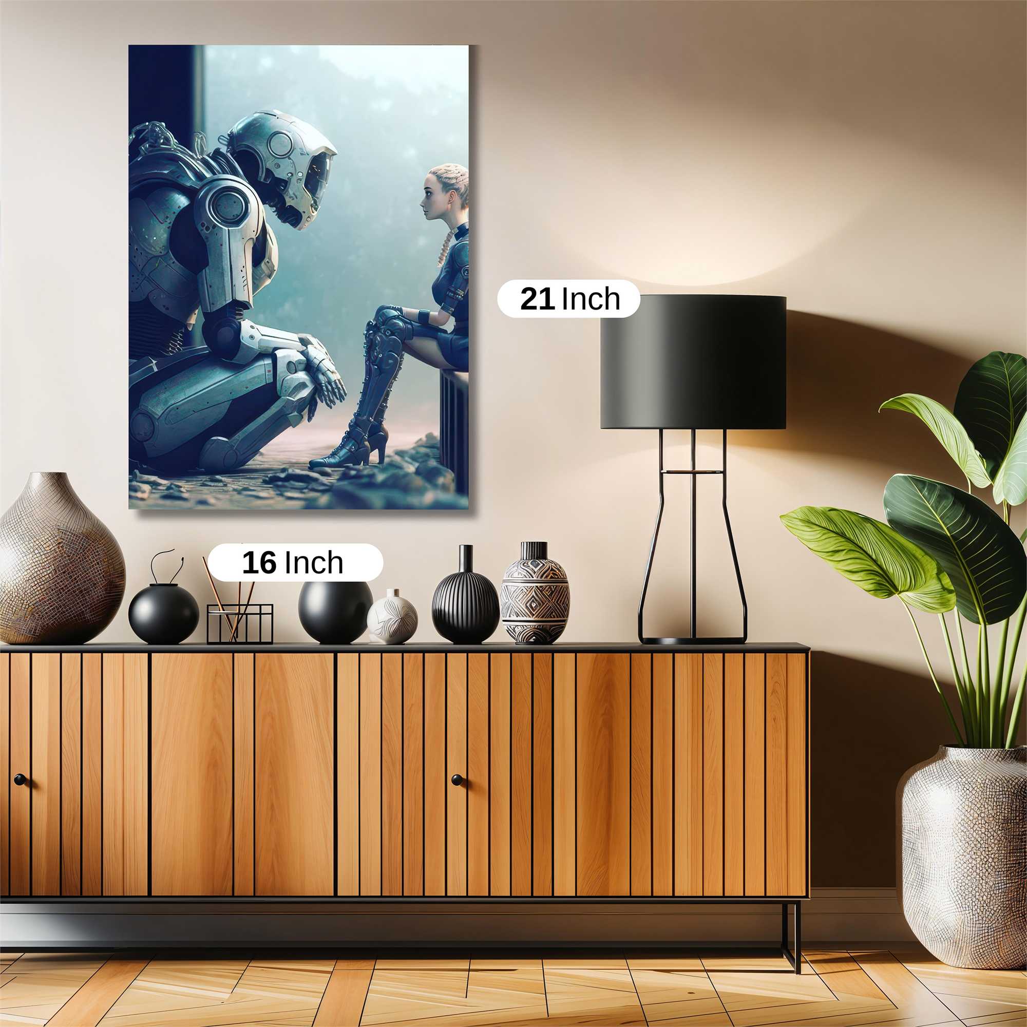 Robot Sorrow Safe Wall Magnetic / M