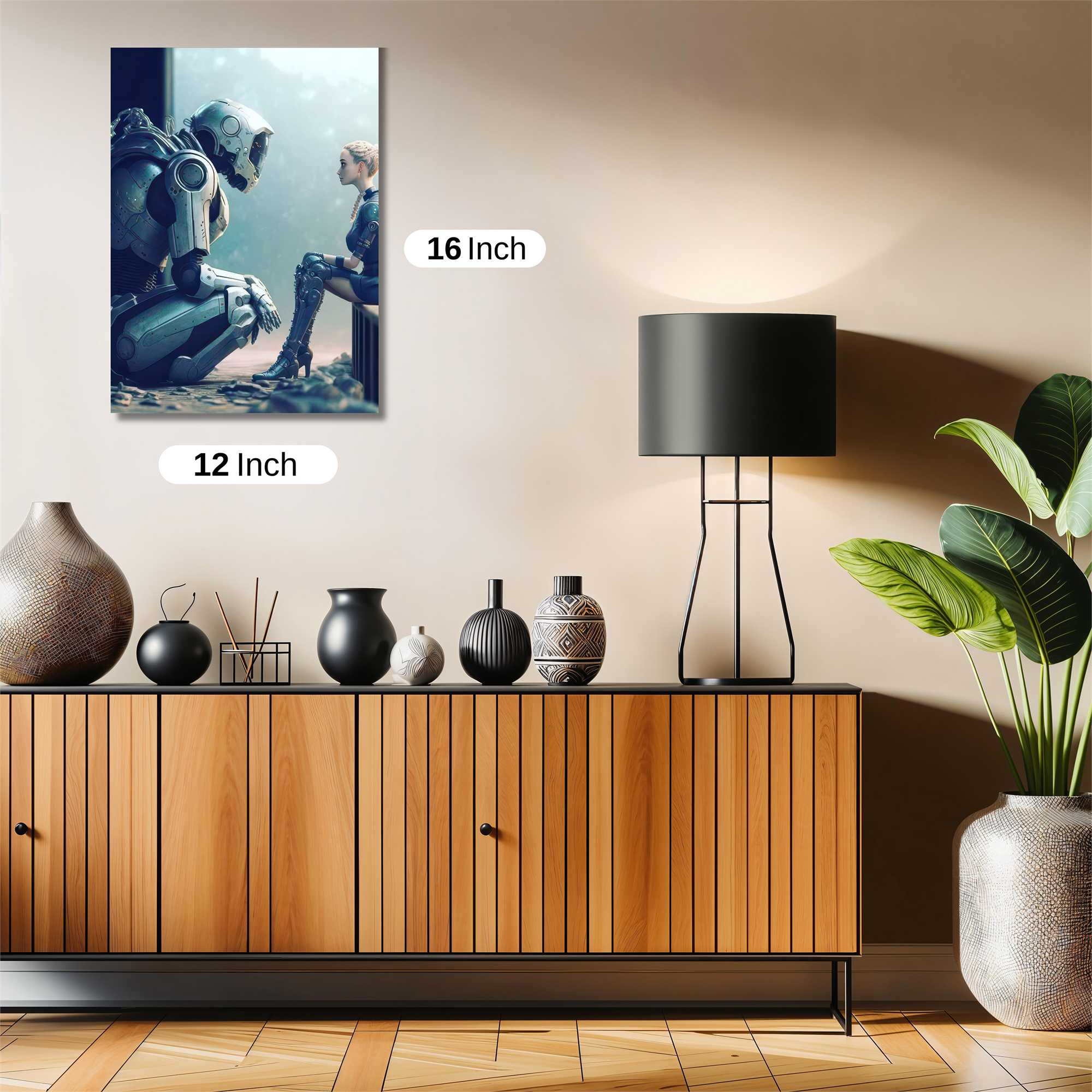 Robot Sorrow Safe Wall Magnetic / M