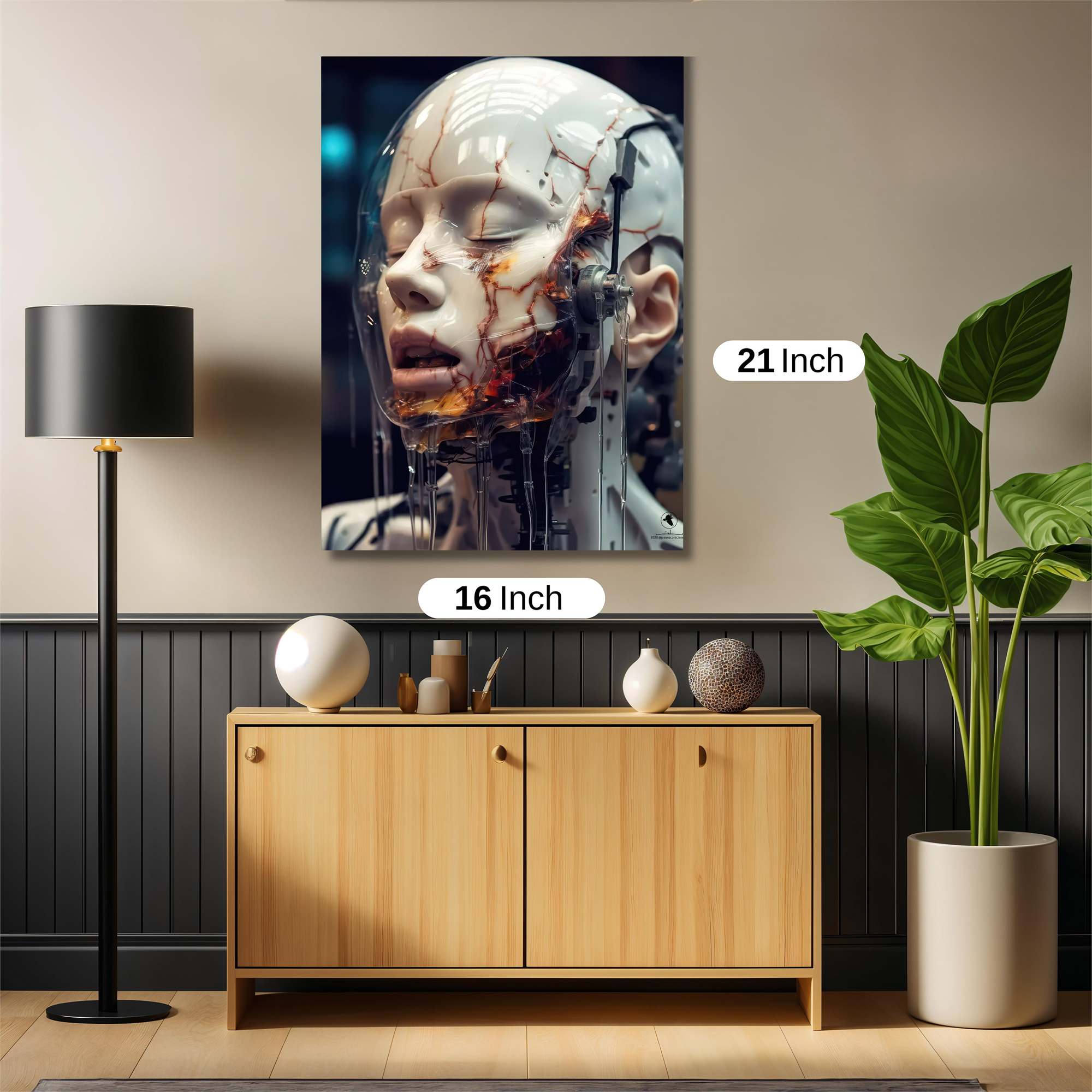 Android Melancholy Safe Wall Magnetic / M