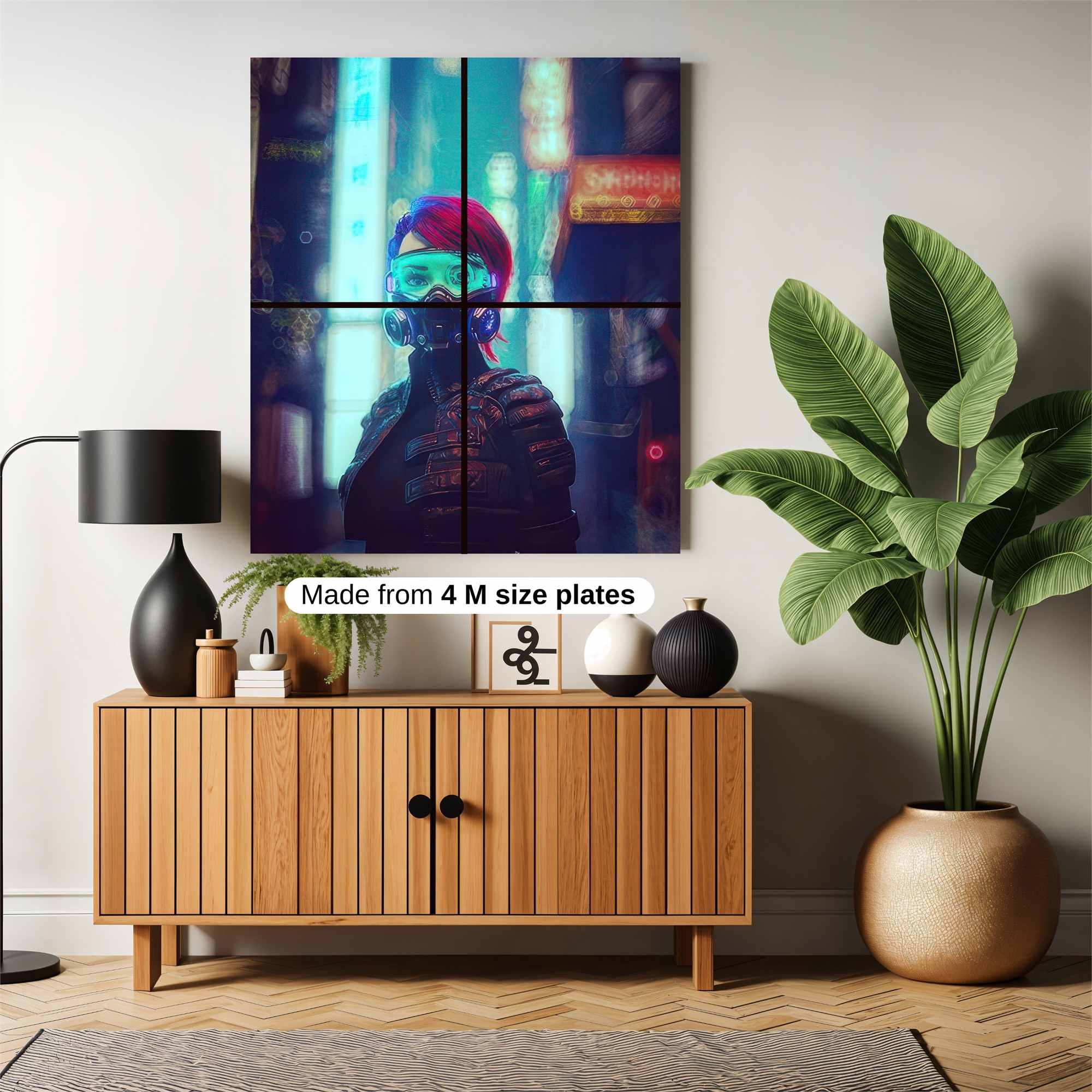 Neon Rebel Safe Wall Magnetic / M