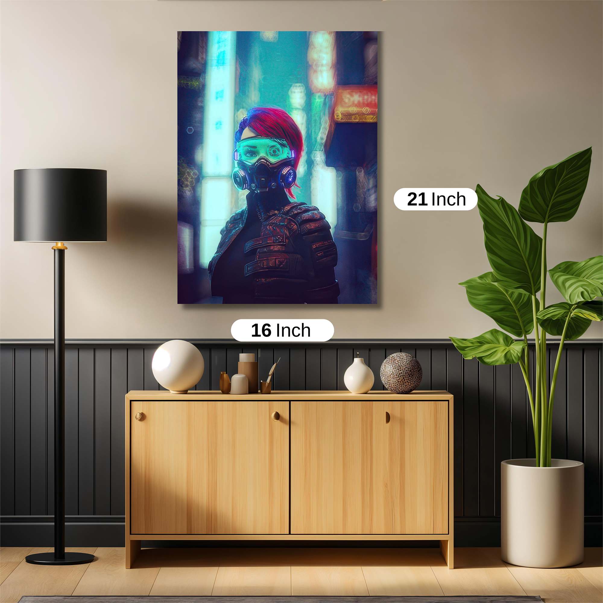 Neon Rebel Safe Wall Magnetic / M